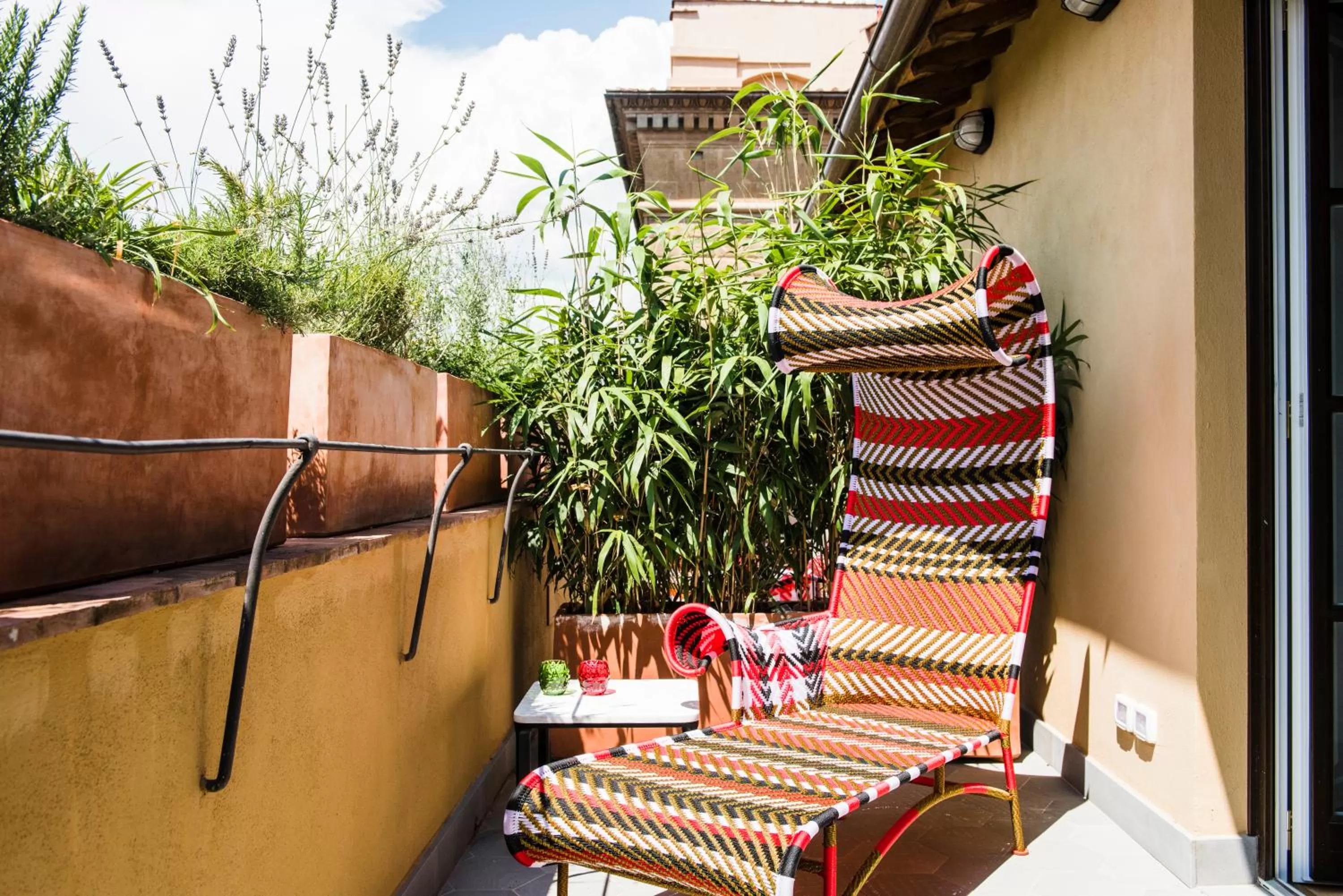 Balcony/Terrace in Hotel Milu Florence