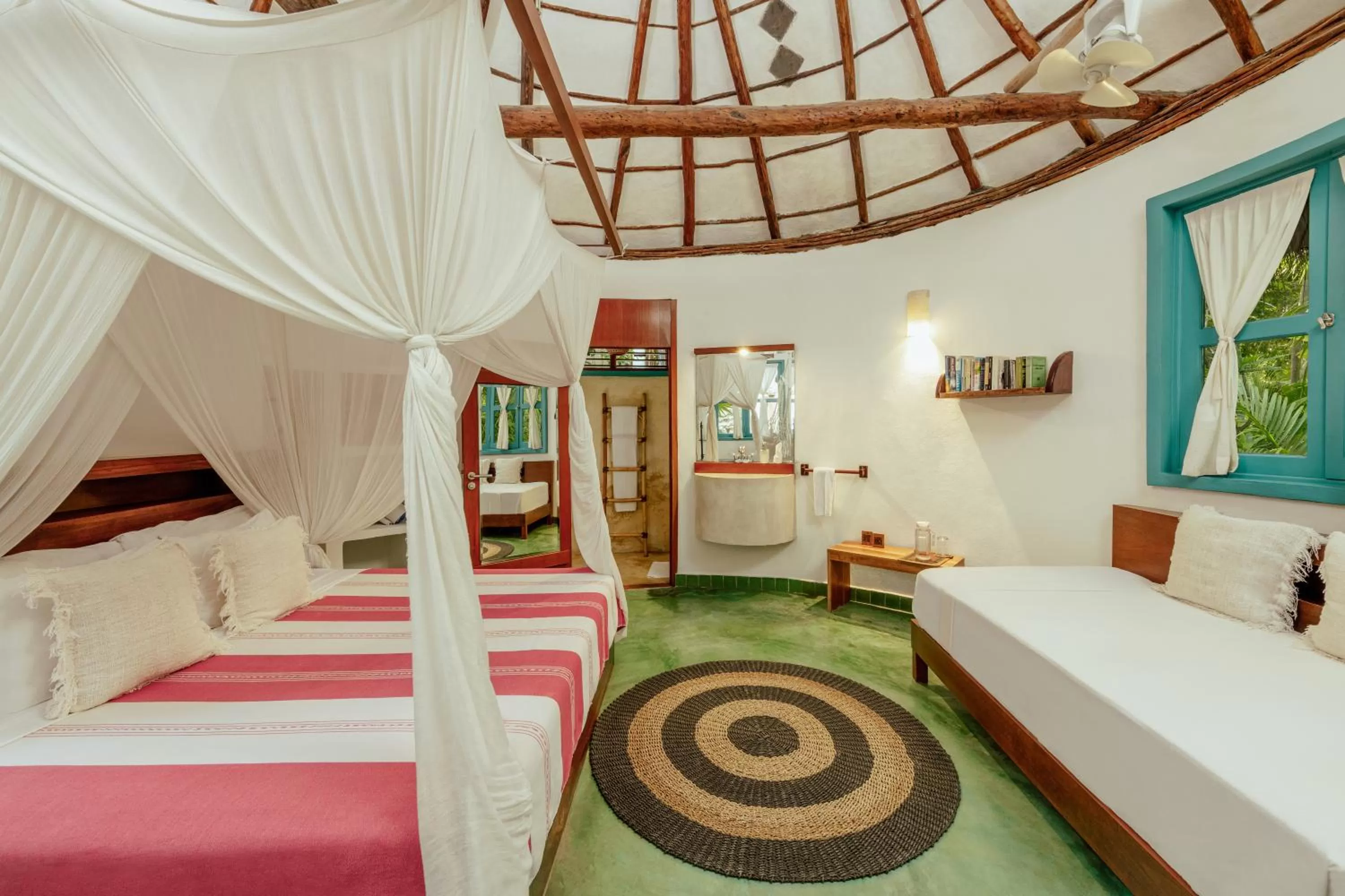 Photo of the whole room, Bed in Dos Ceibas Tulum - Feel Good Hotel