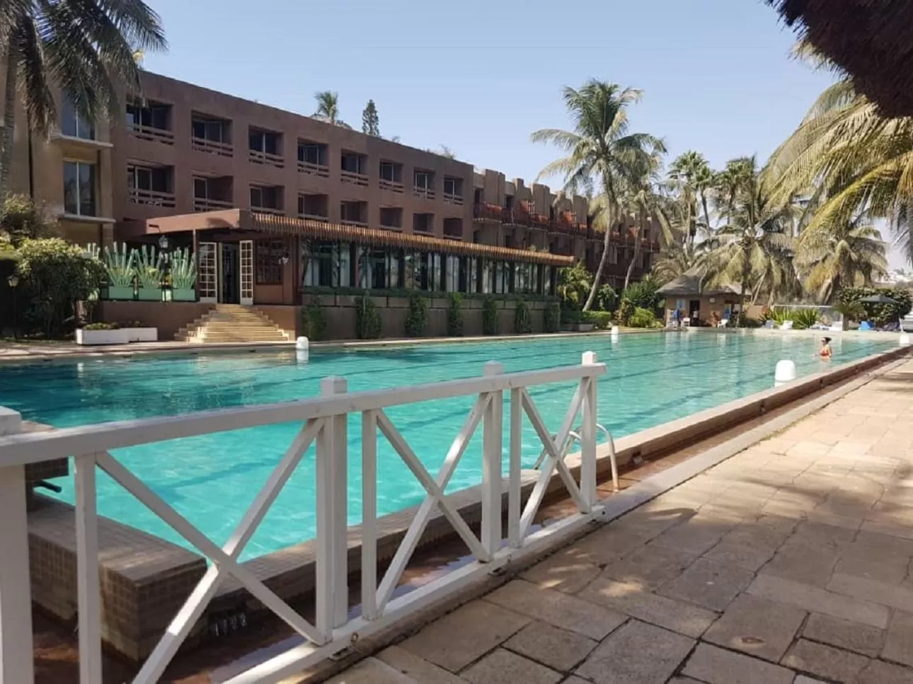 Swimming pool in Hotel Jardin Savana Dakar
