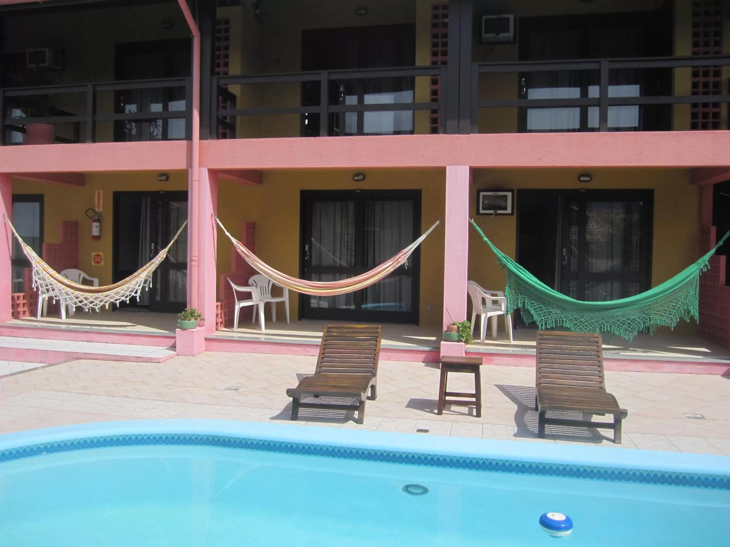 Balcony/Terrace, Swimming Pool in Pousada Vento Sul