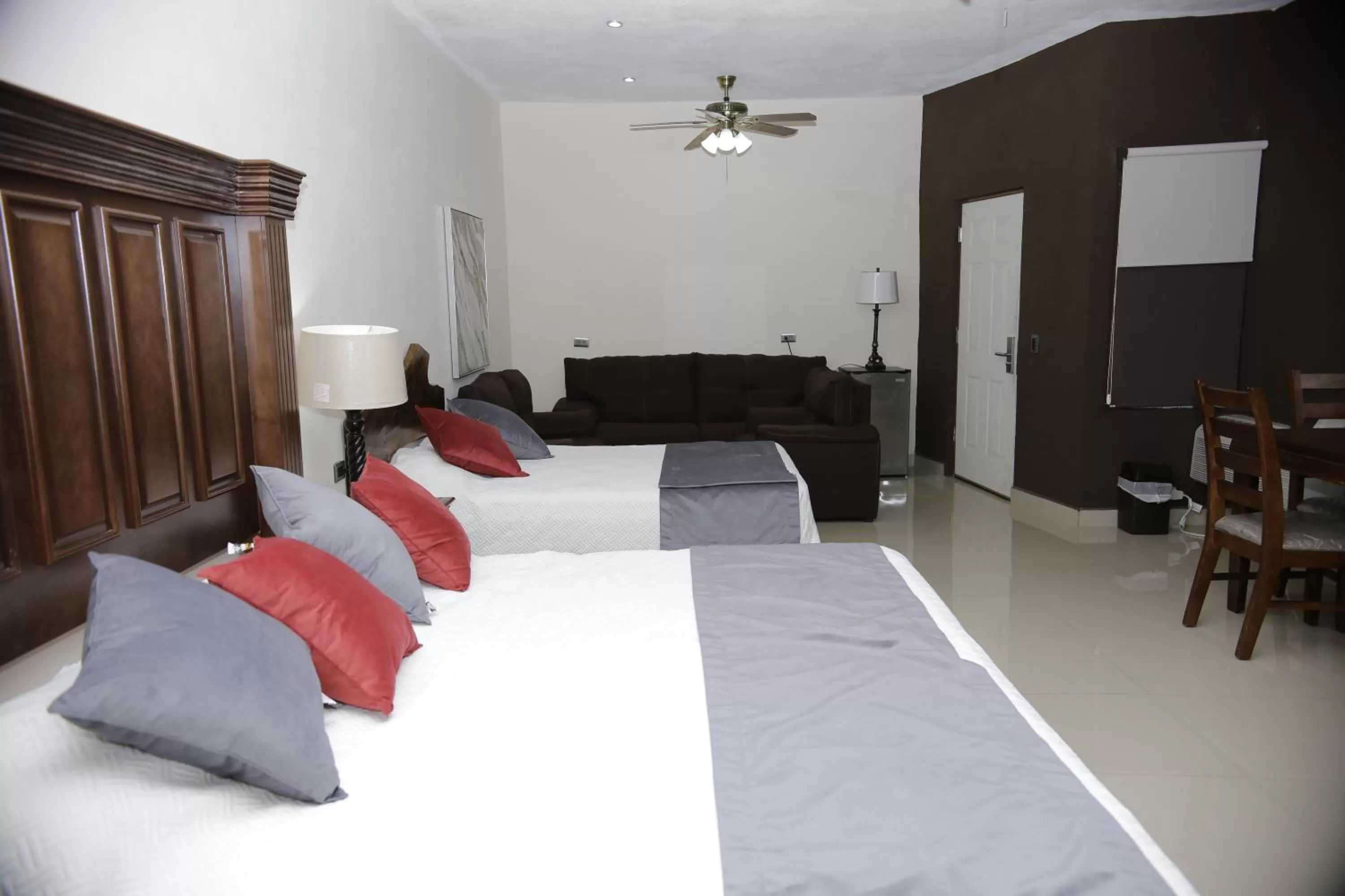 Bed in Hotel Posada Santa Fe Sabinas