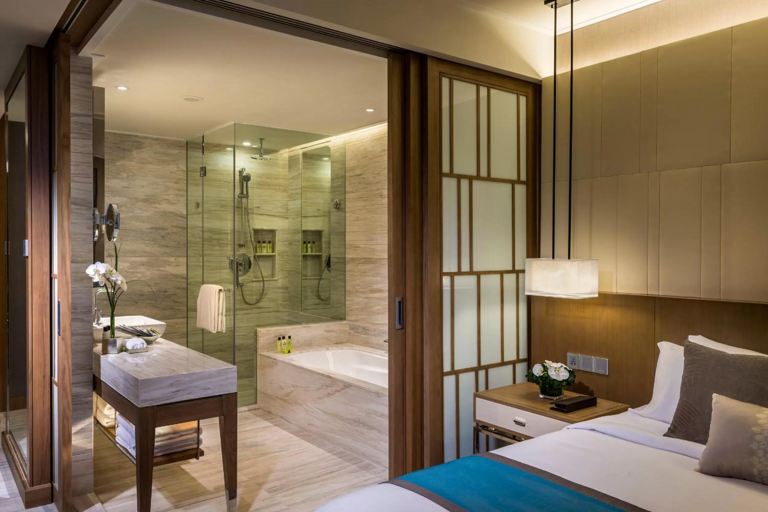 Bathroom, Bed in InterContinental Nha Trang by IHG