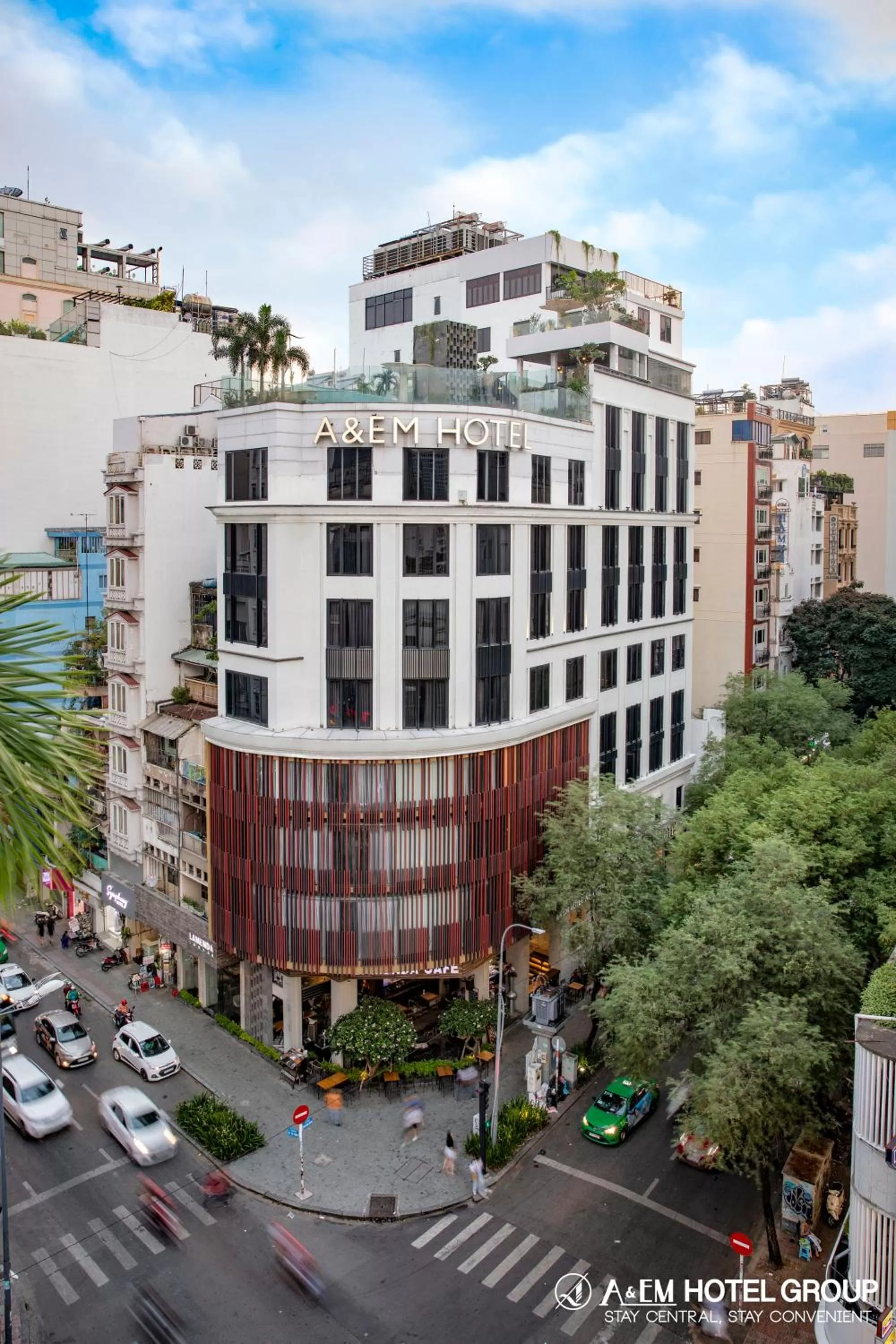 Property building in A&EM Saigon Hotel
