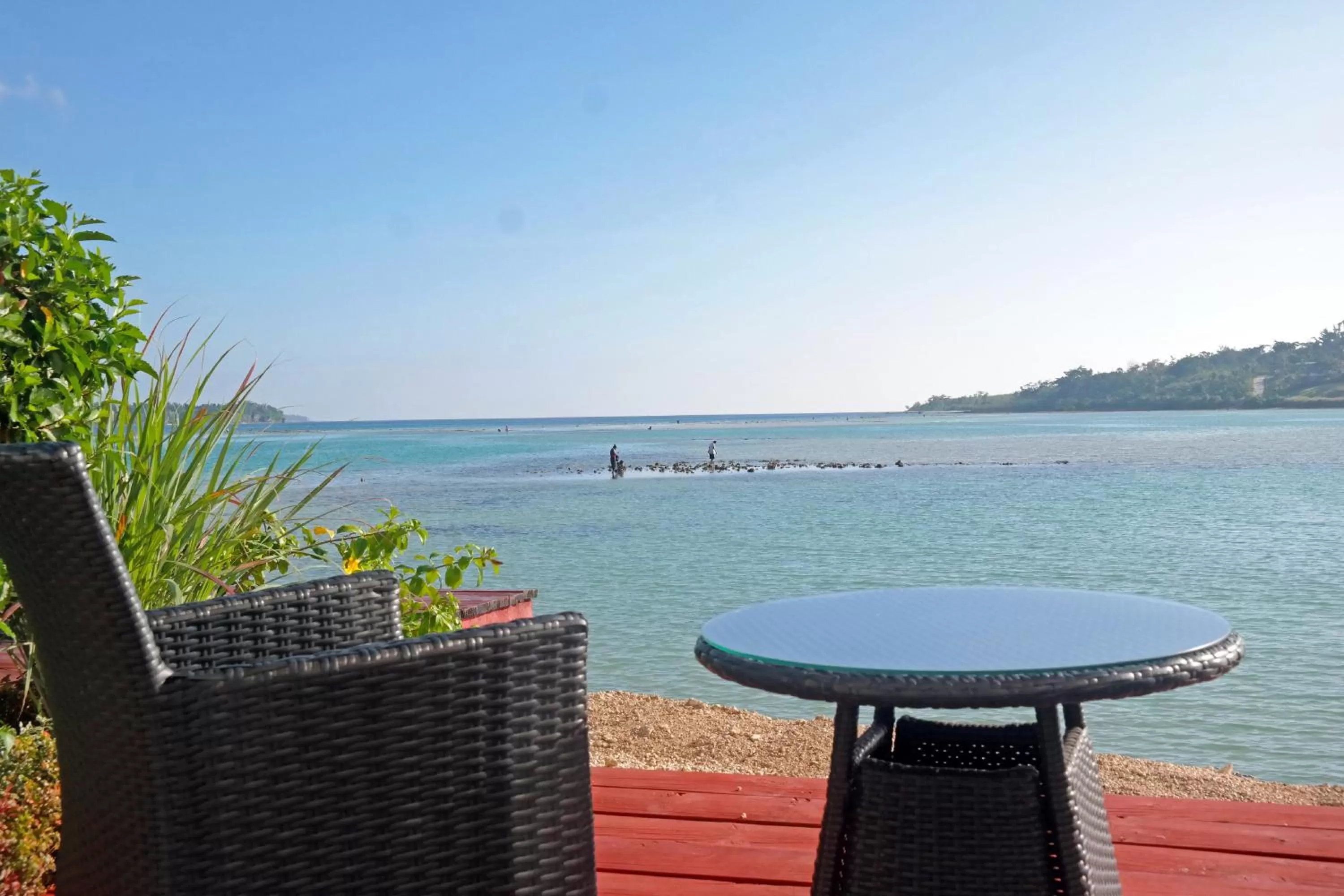 Patio in Moorings Hotel