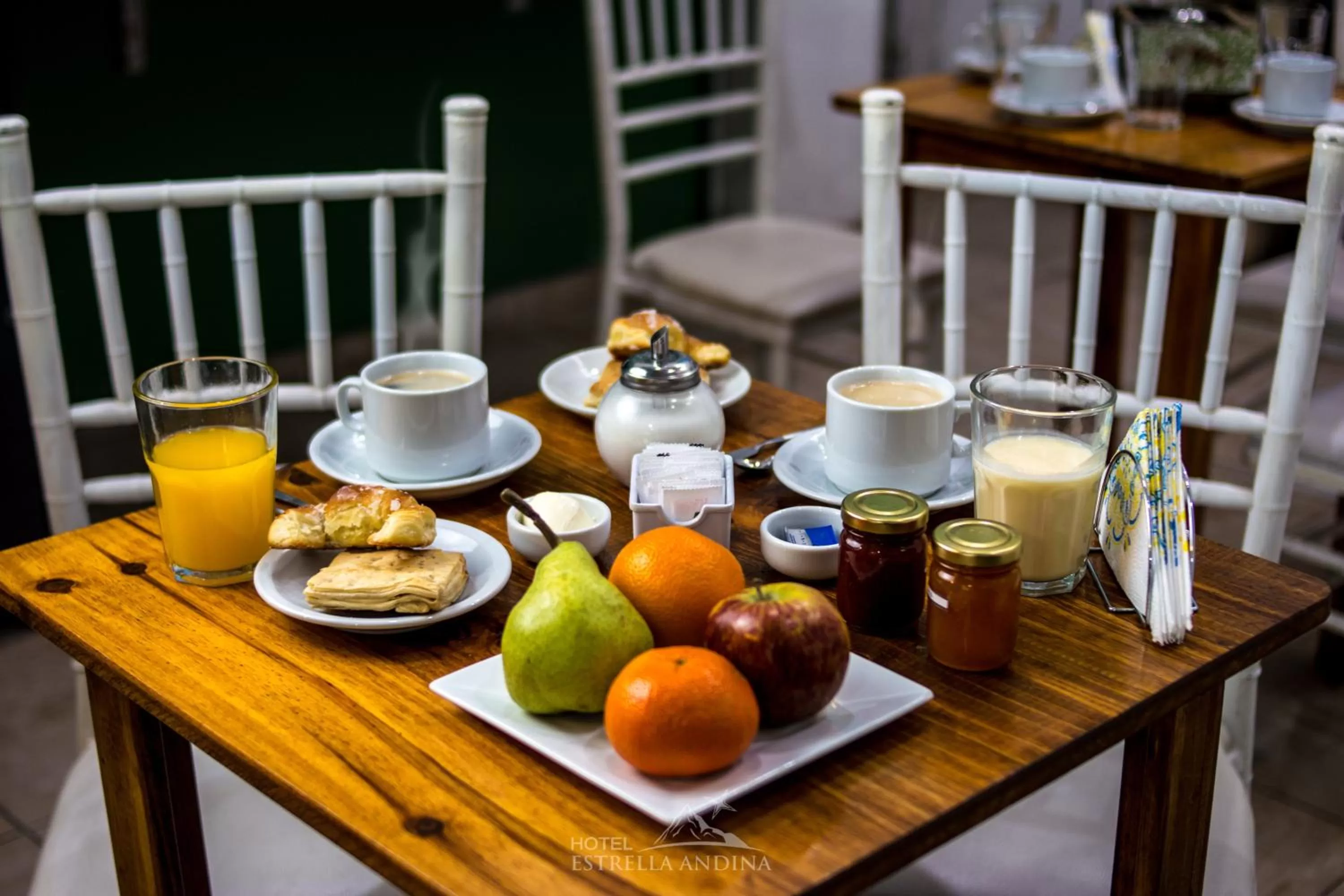 Continental breakfast, Breakfast in Hotel Estrella Andina