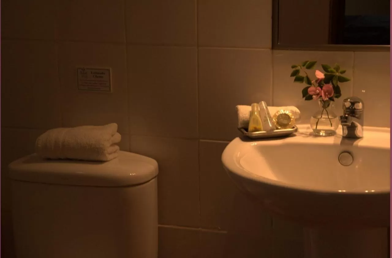 Bathroom in Hotel Puerto de Vega