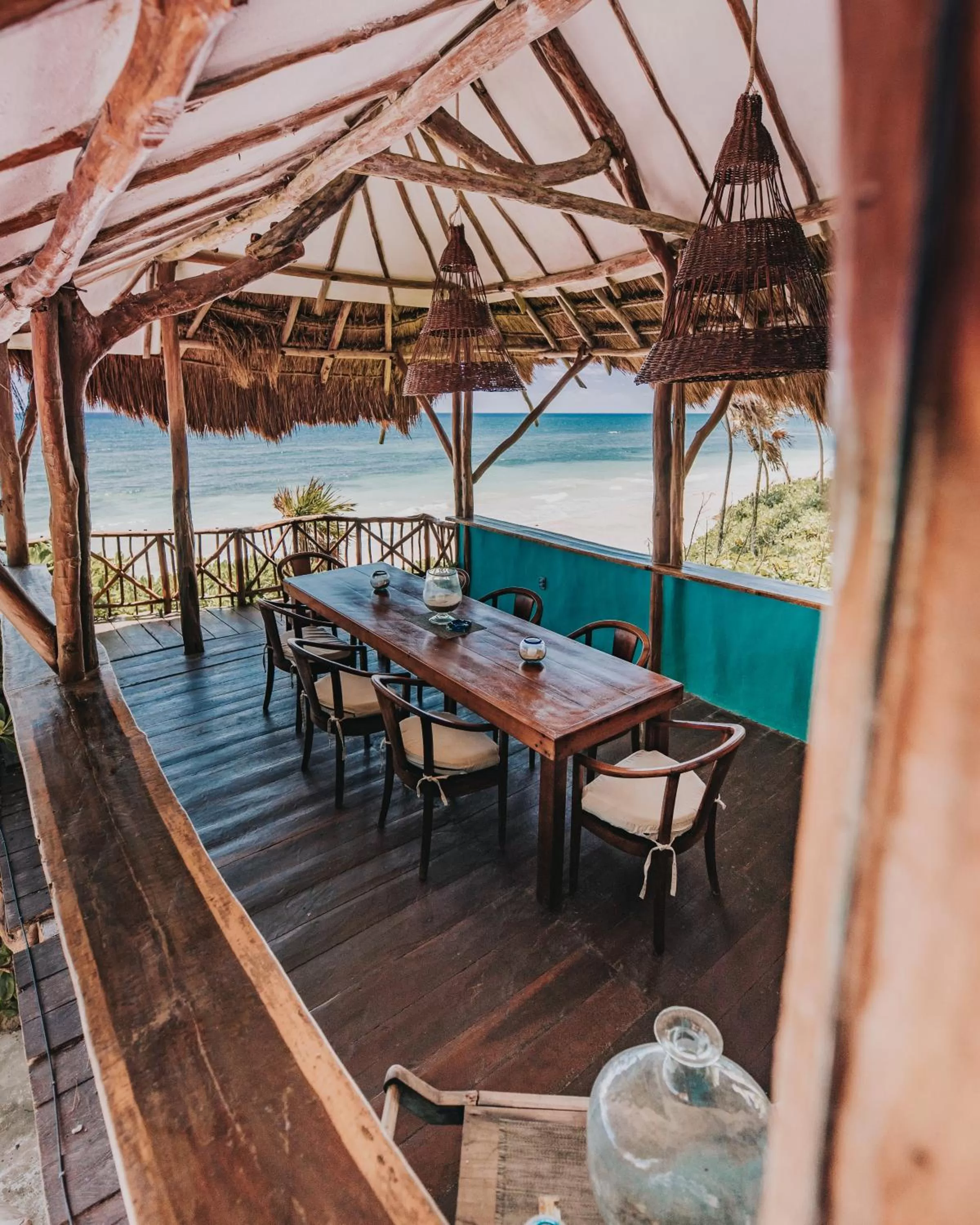 Dining area in Papaya Playa Project, Tulum, a Member of Design Hotels