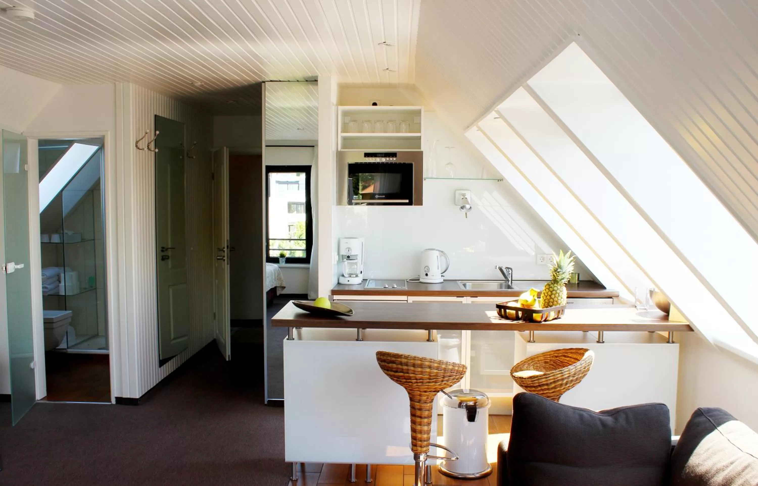 Kitchen or kitchenette, Kitchen/Kitchenette in Hotel Seemöwe