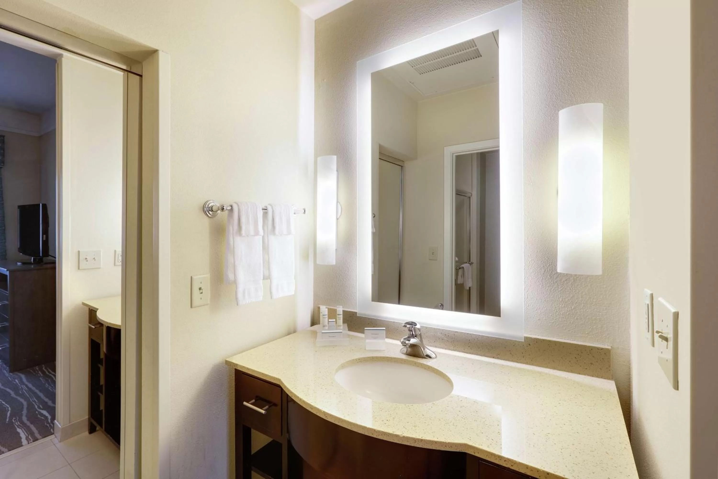 Bathroom in Homewood Suites by Hilton Dallas/Allen