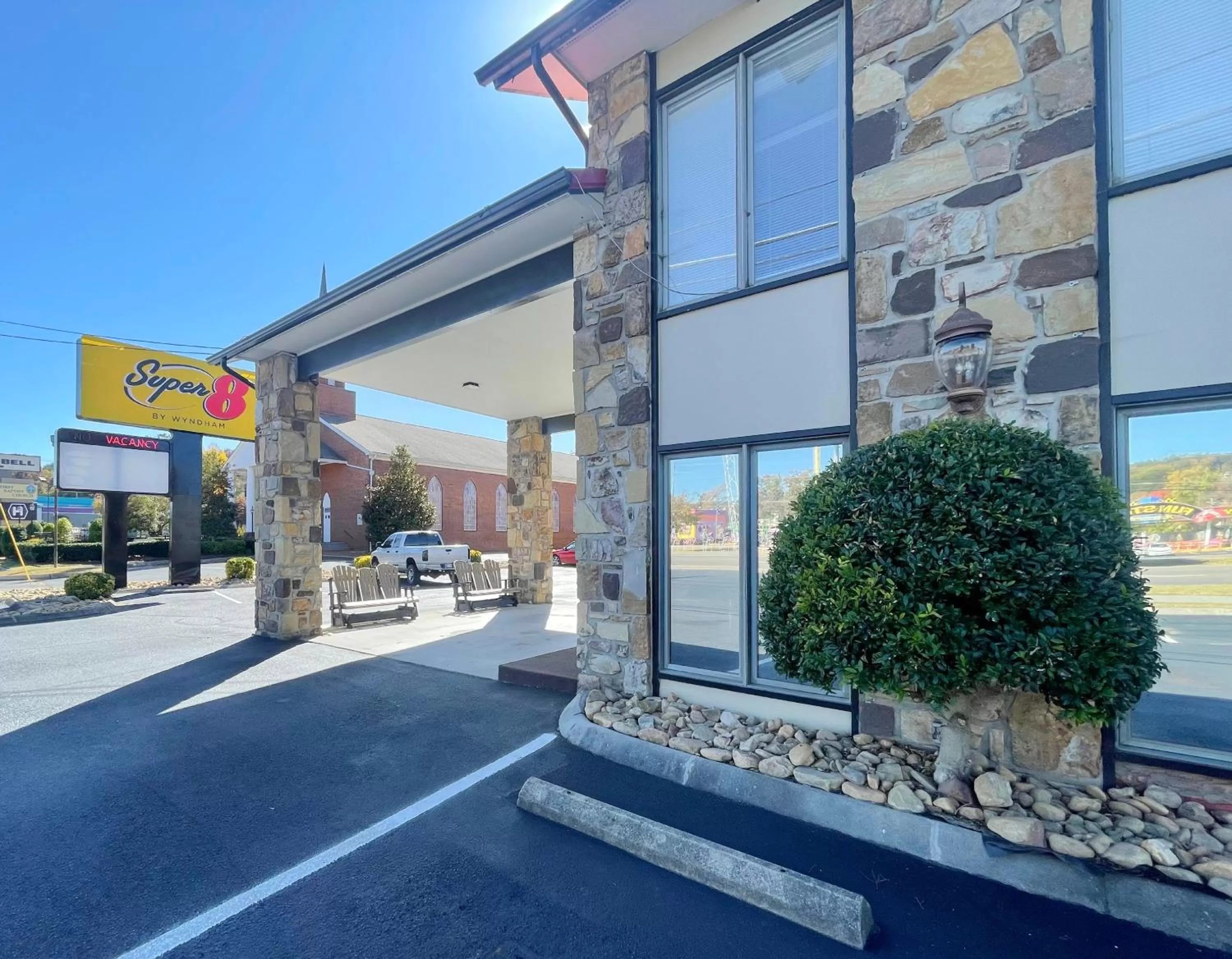 Property building in Super 8 by Wyndham Pigeon Forge Downtown