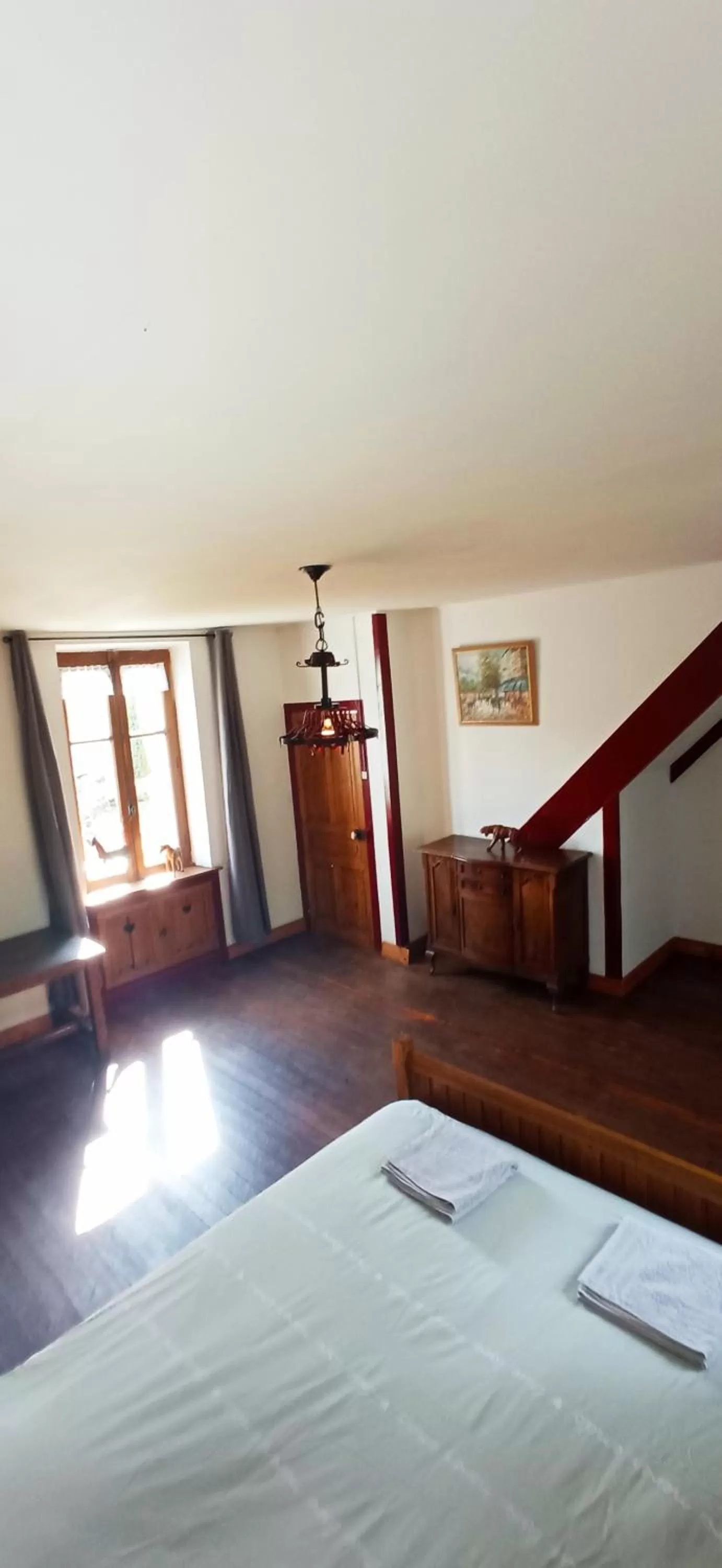 Bedroom, Bed in Maison du Moulin Galuzot