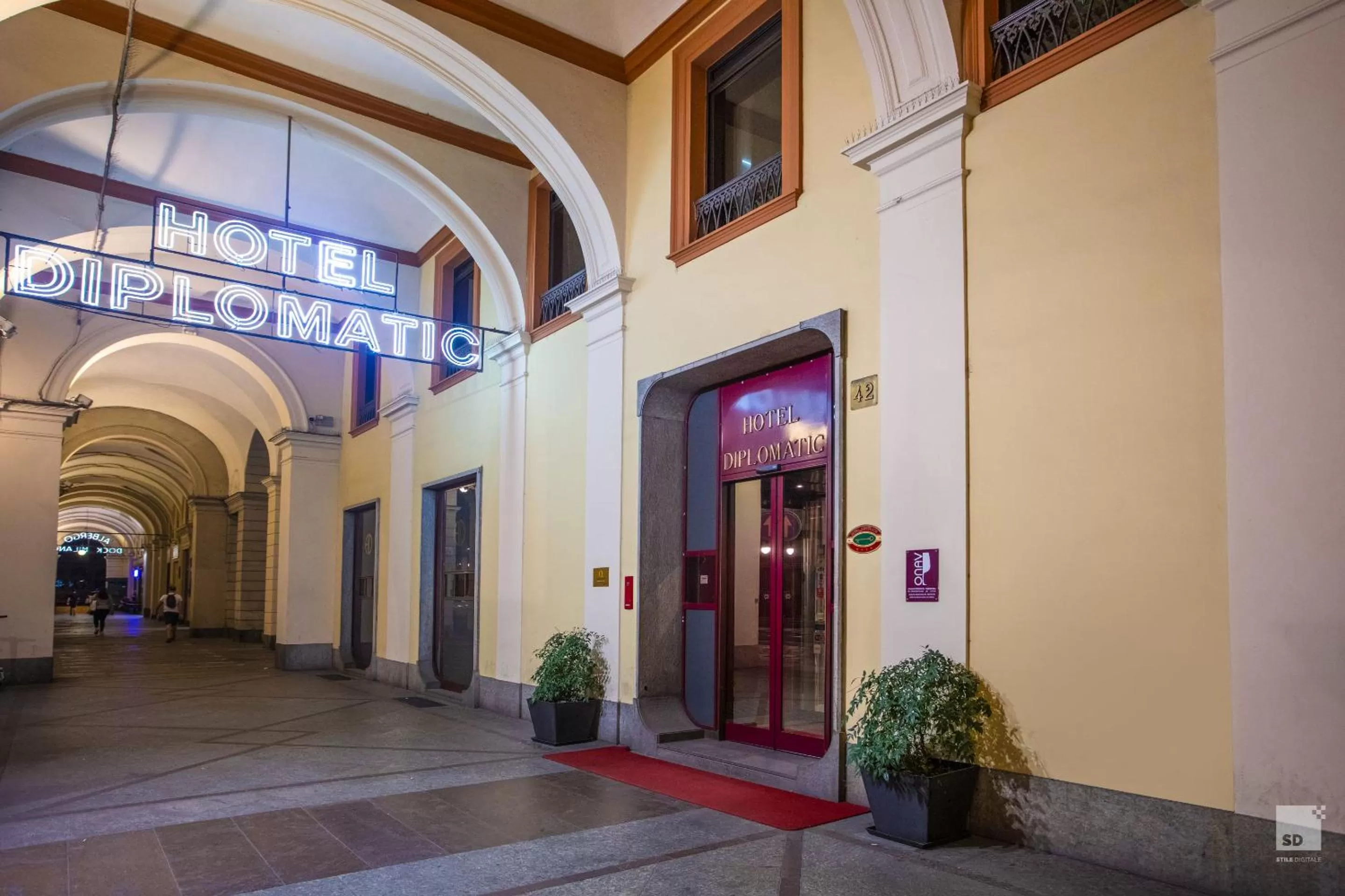 Property building in Hotel Diplomatic