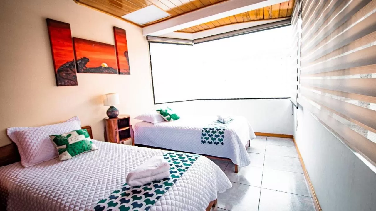 Bed in Hotel Las Ninfas