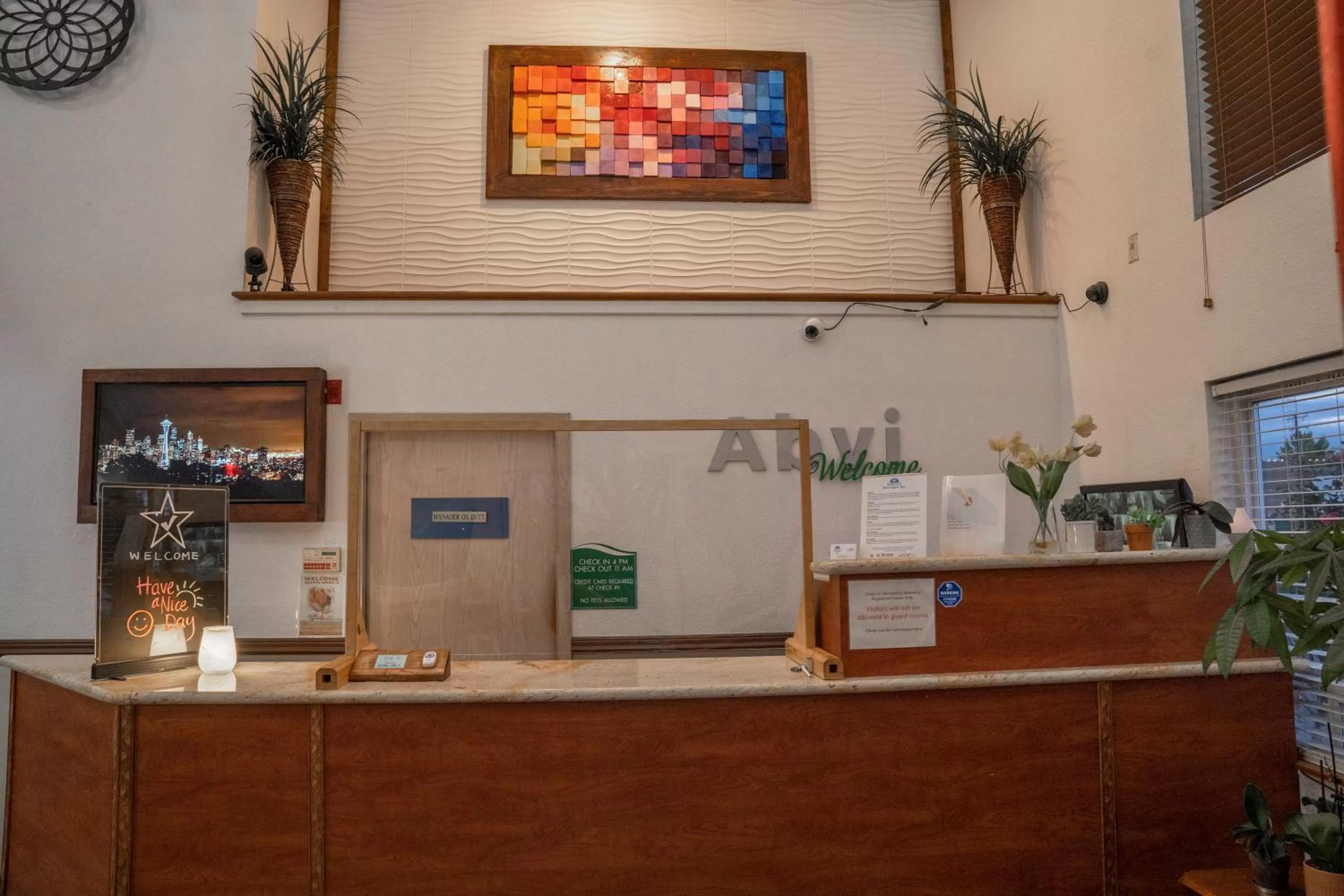 Lobby or reception in Americas Best Value Inn Lynnwood