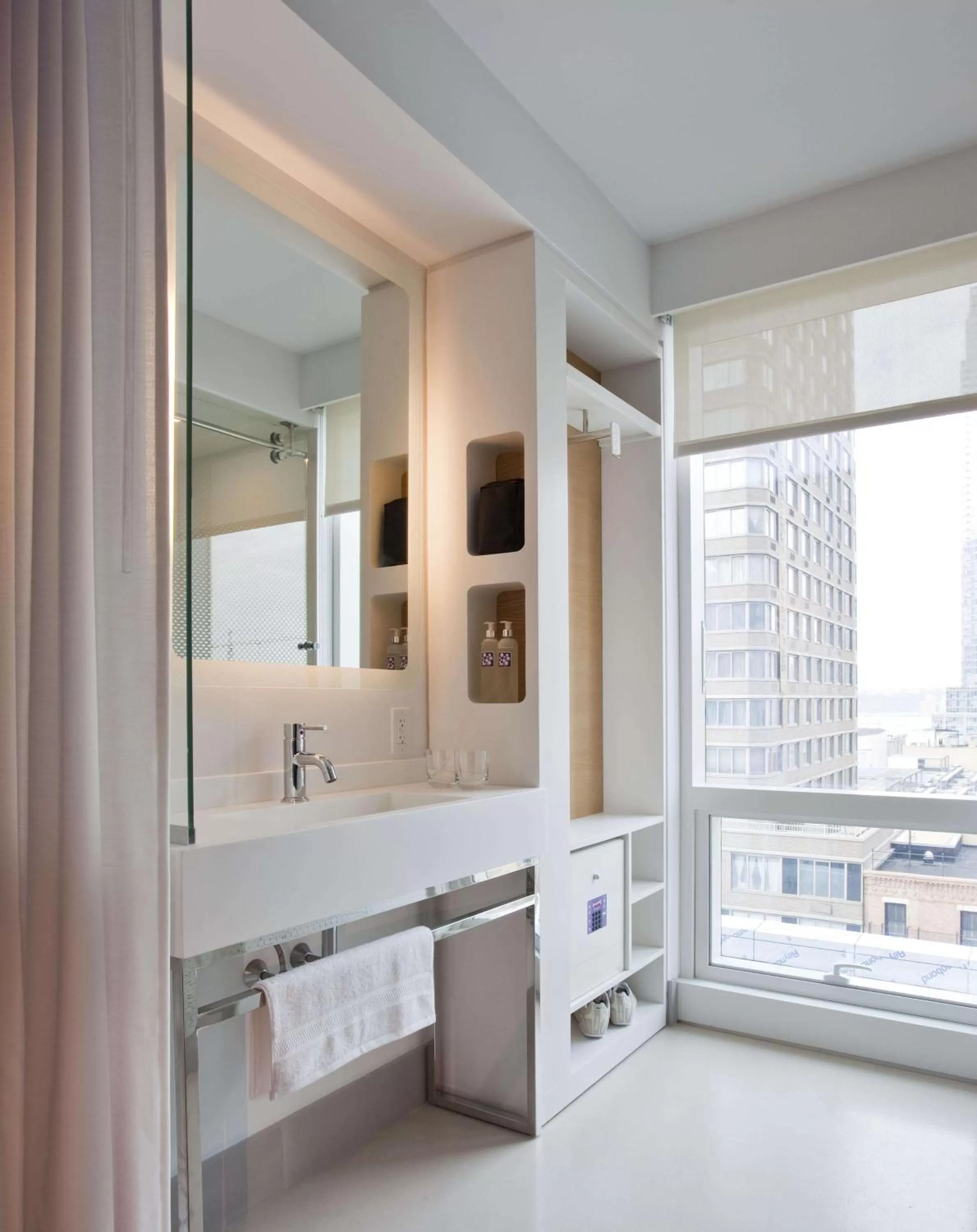 Bathroom in YOTEL New York Times Square