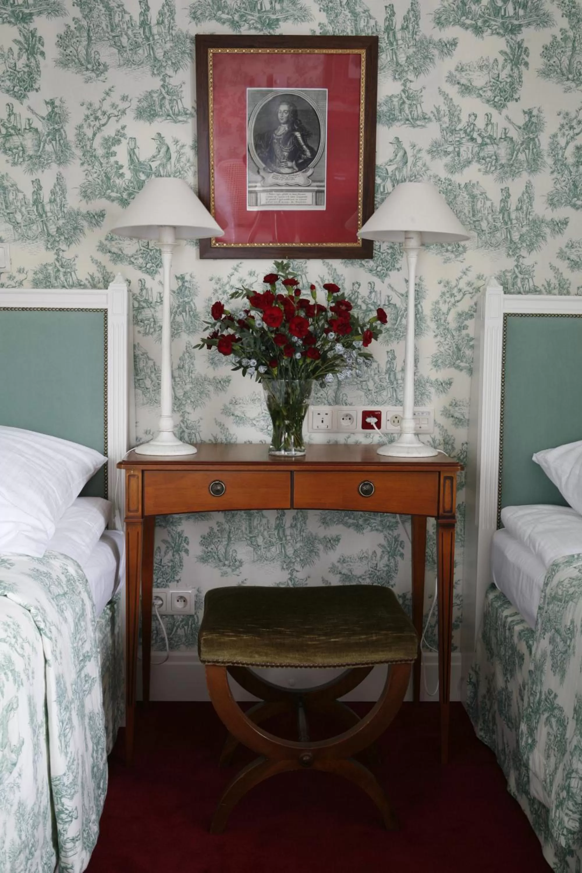 Decorative detail, Bed in Hotel Dwór Kościuszko