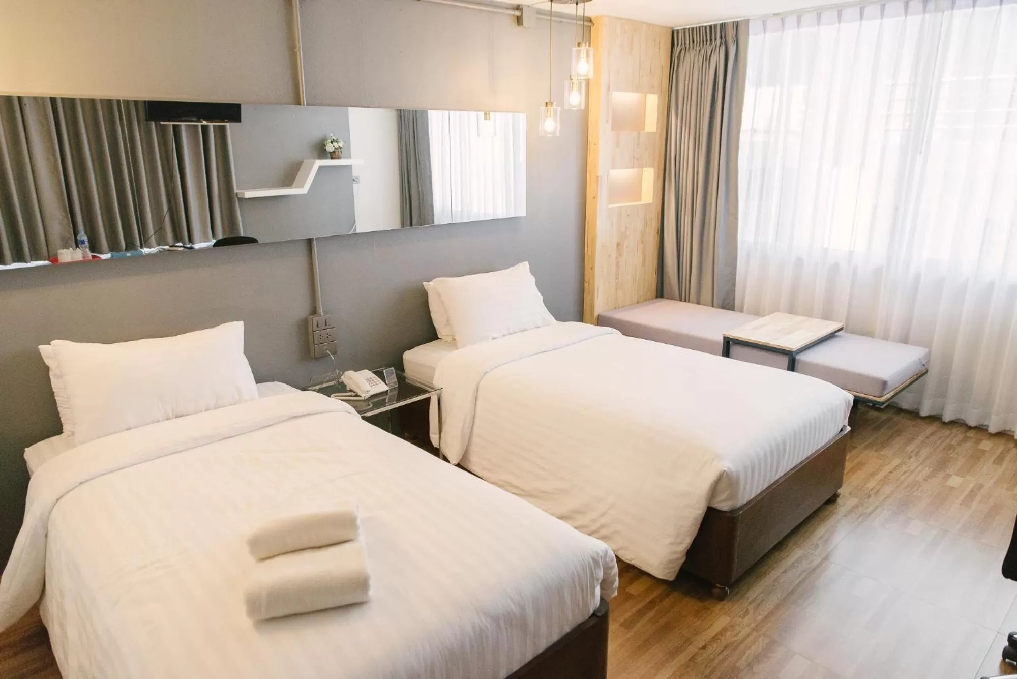 Bed in R1 Nimman Hotel Chiangmai