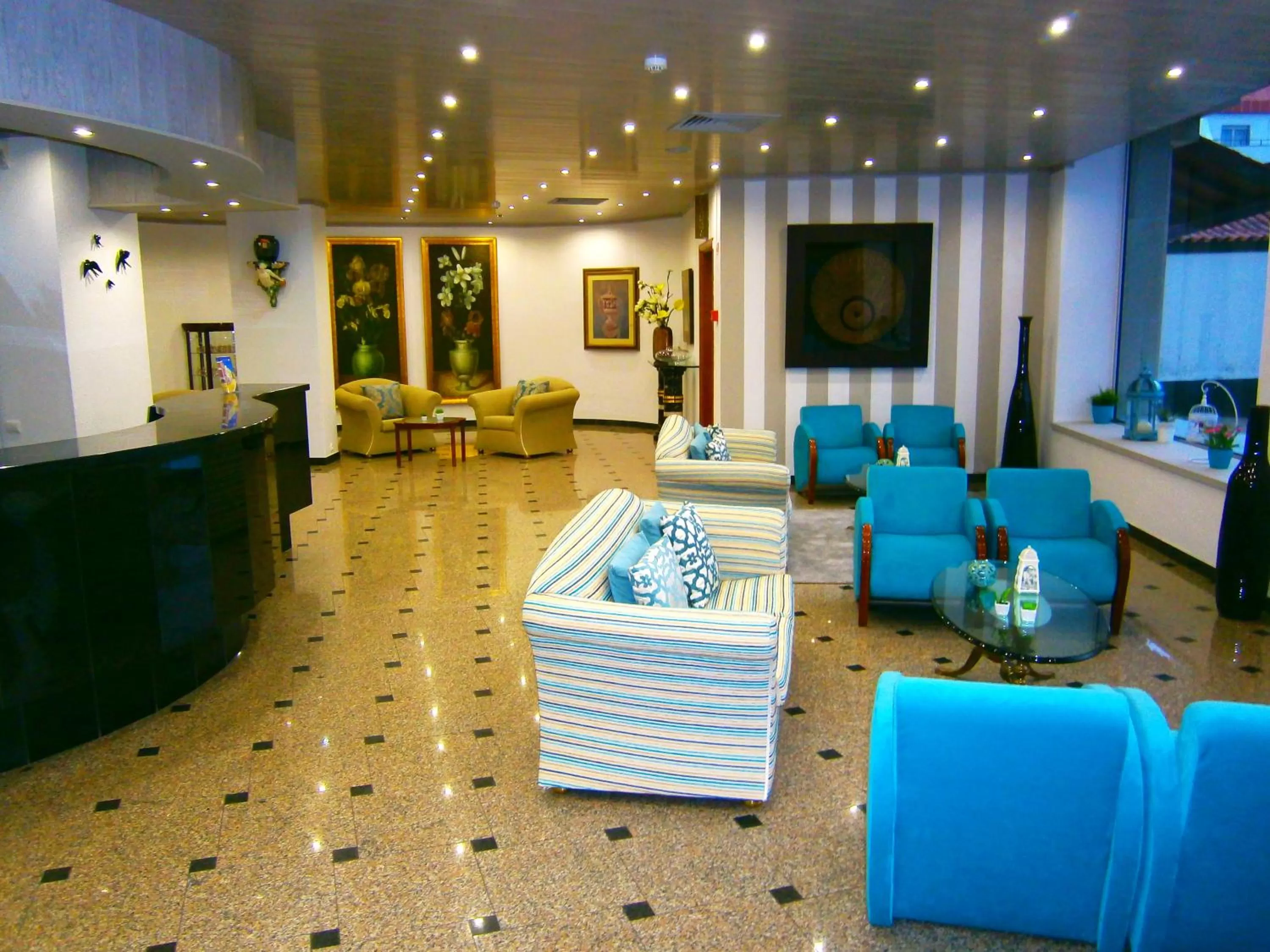 Lobby or reception in Hotel Cristal Caldas
