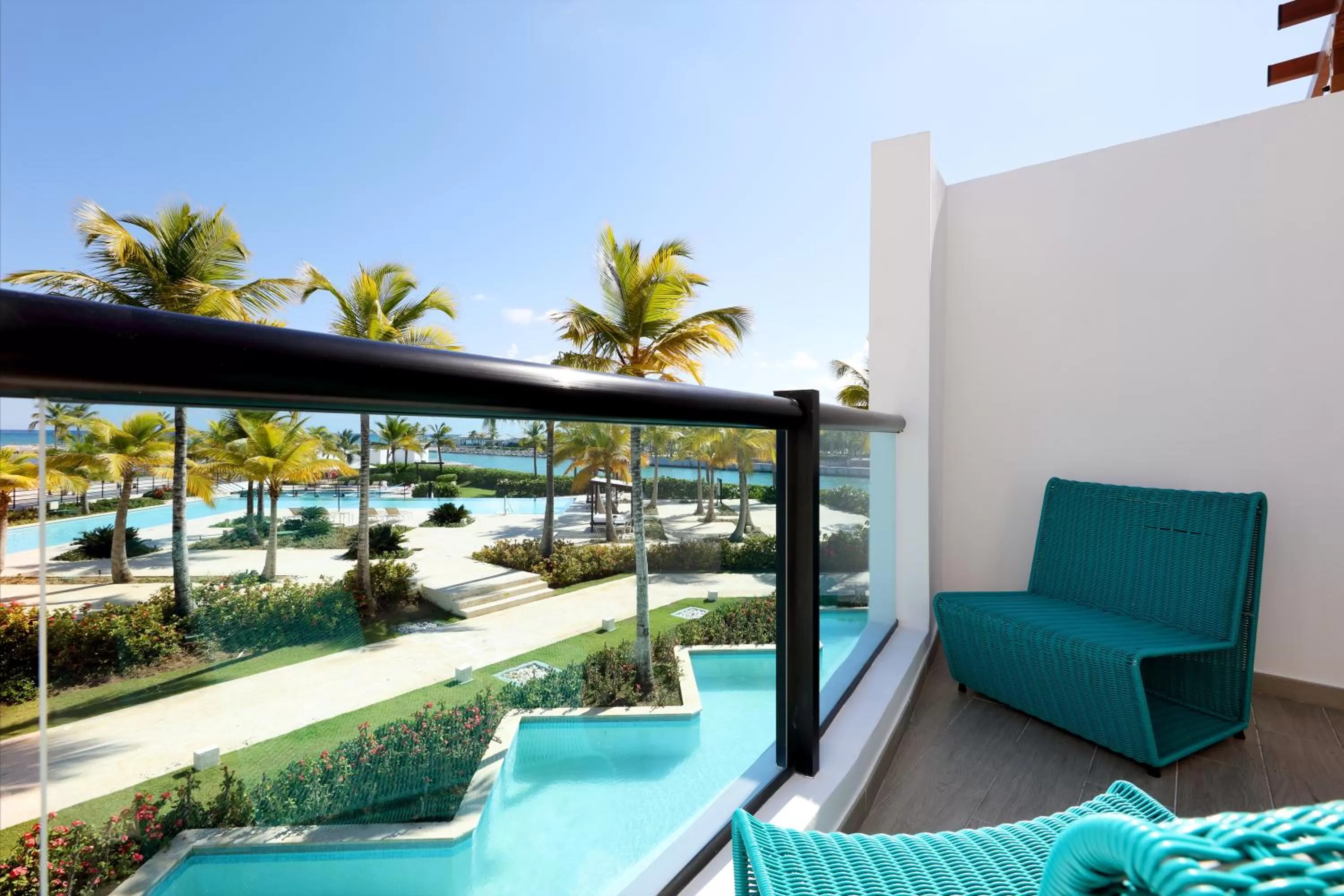 Balcony/Terrace in TRS Cap Cana Waterfront & Marina Hotel - Adults Only - All Inclusive