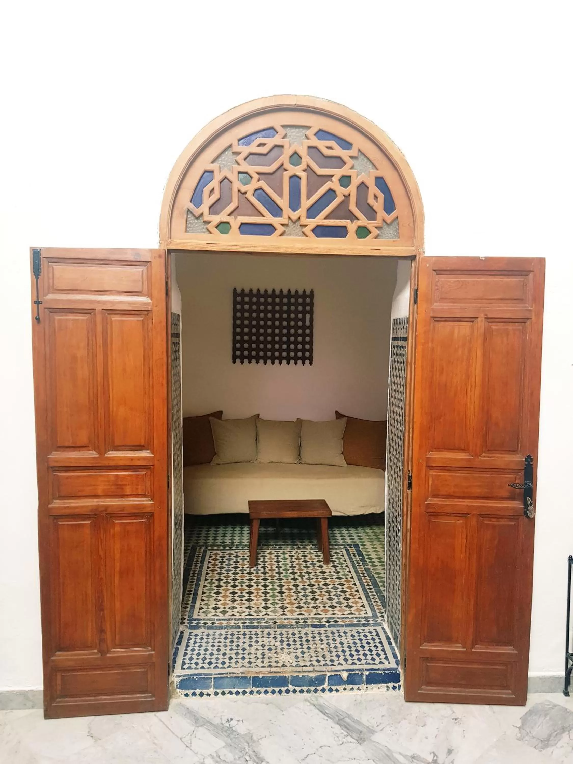 Seating area in Riad Inspira