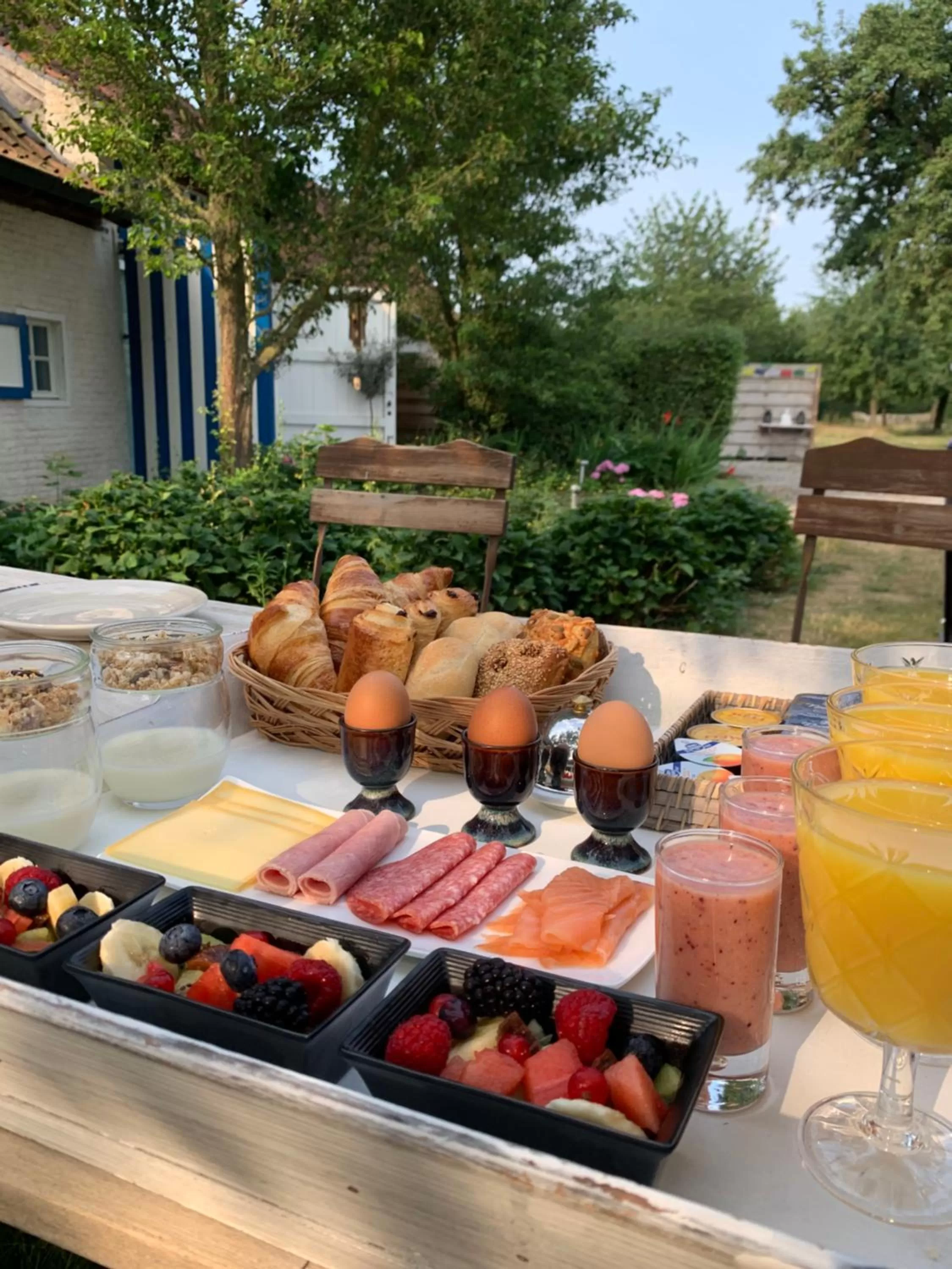Breakfast in Hamiora wellness B&B