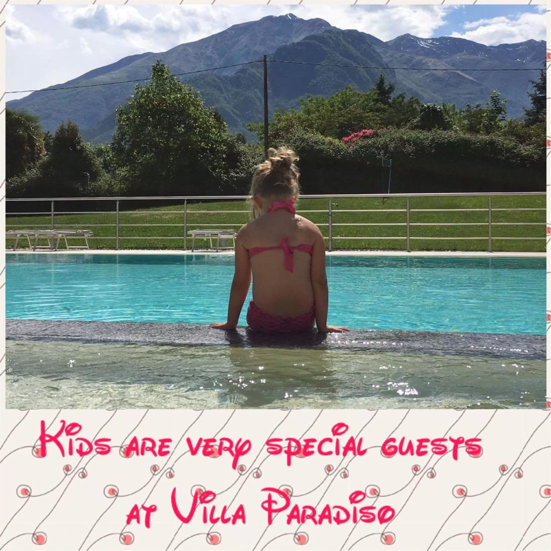 Swimming pool in Residence Villa Paradiso