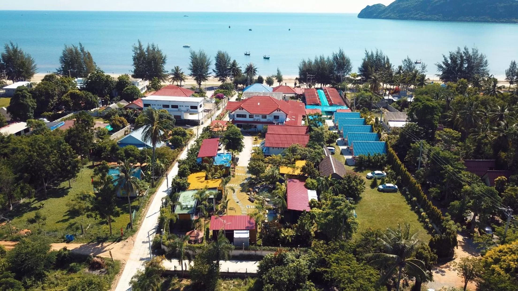 Bird's eye view in Beach Box at Pran