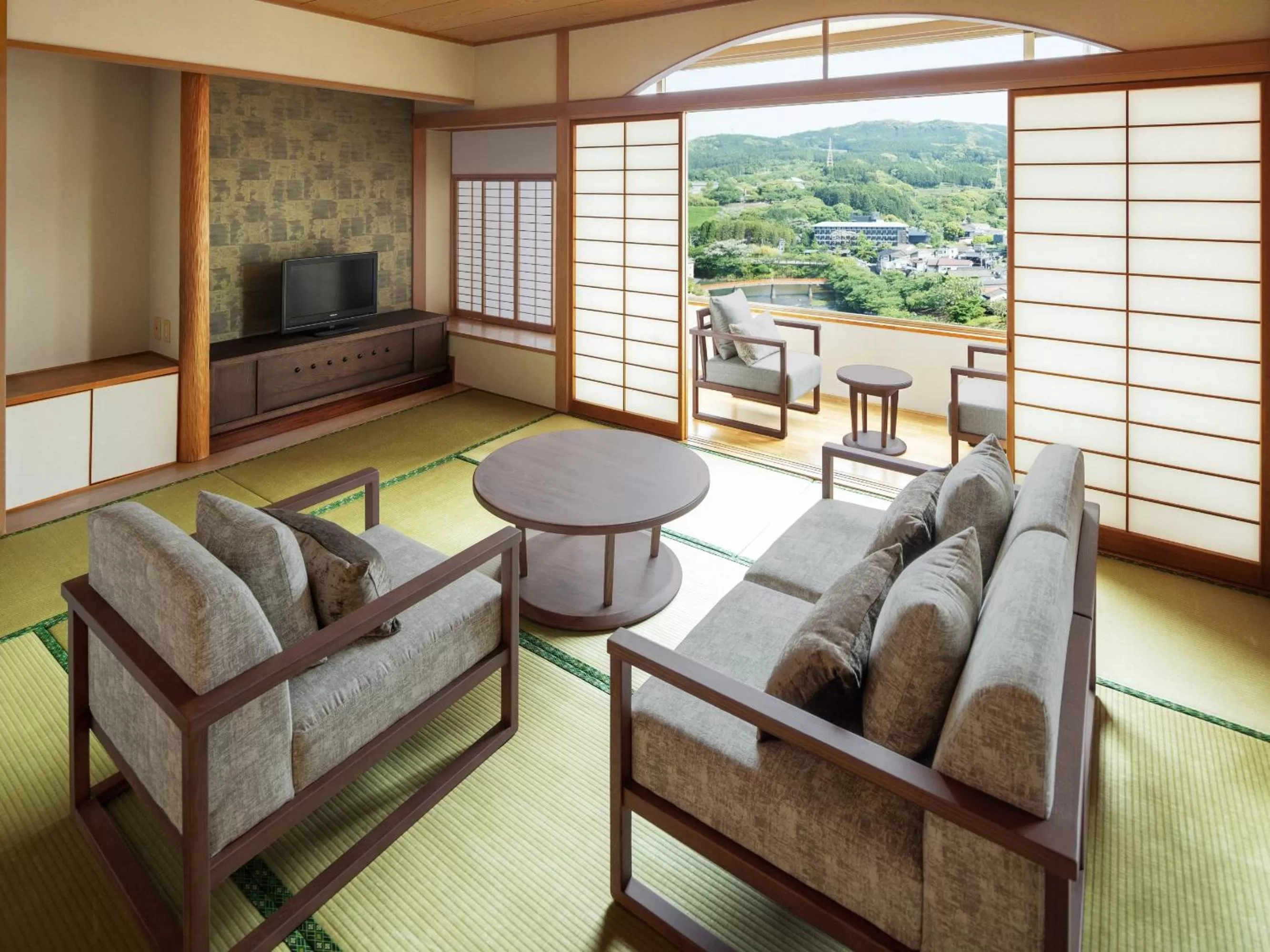 Living room in Hotel Sakura Ureshino