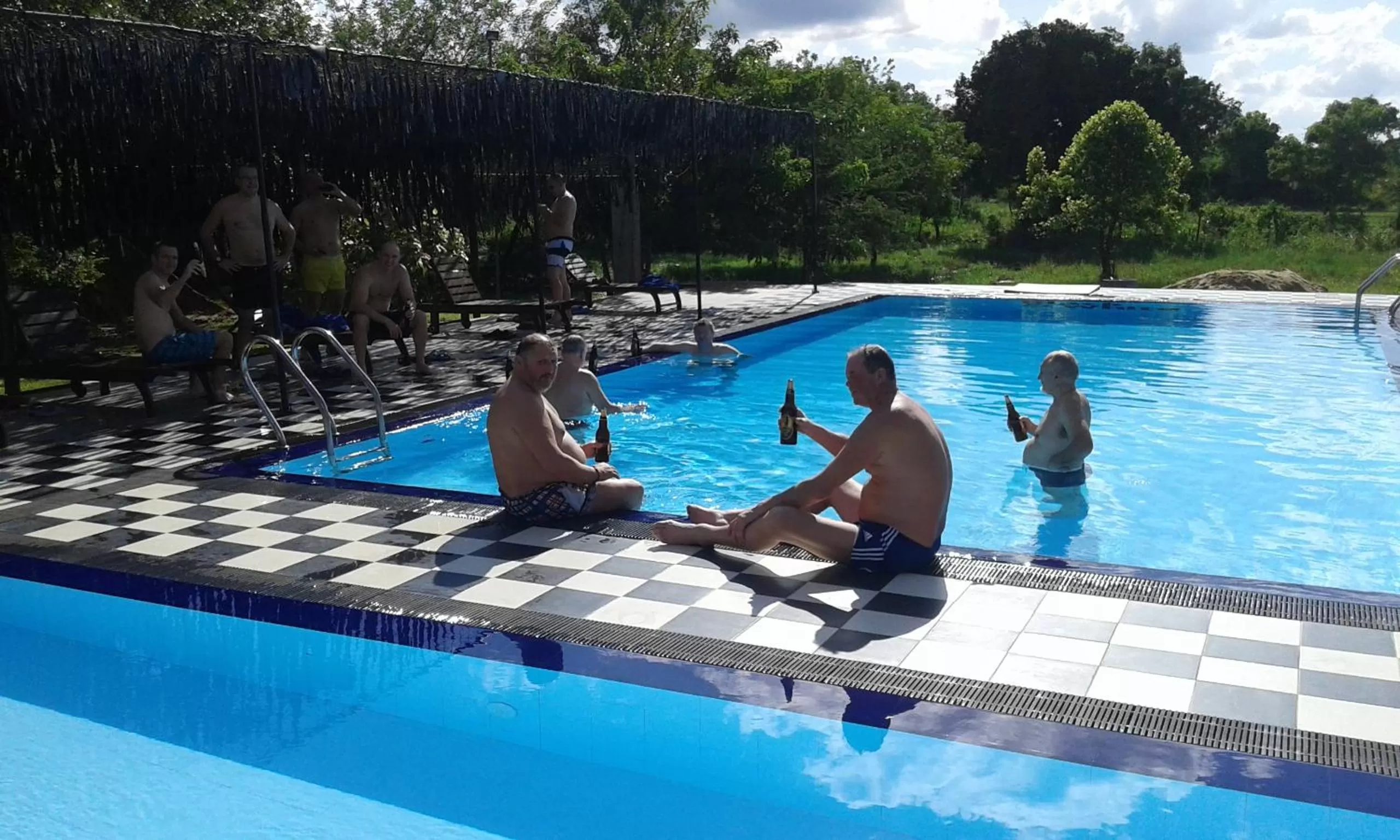 Pool view in Eco Hotel Black & White - Anuradhapura