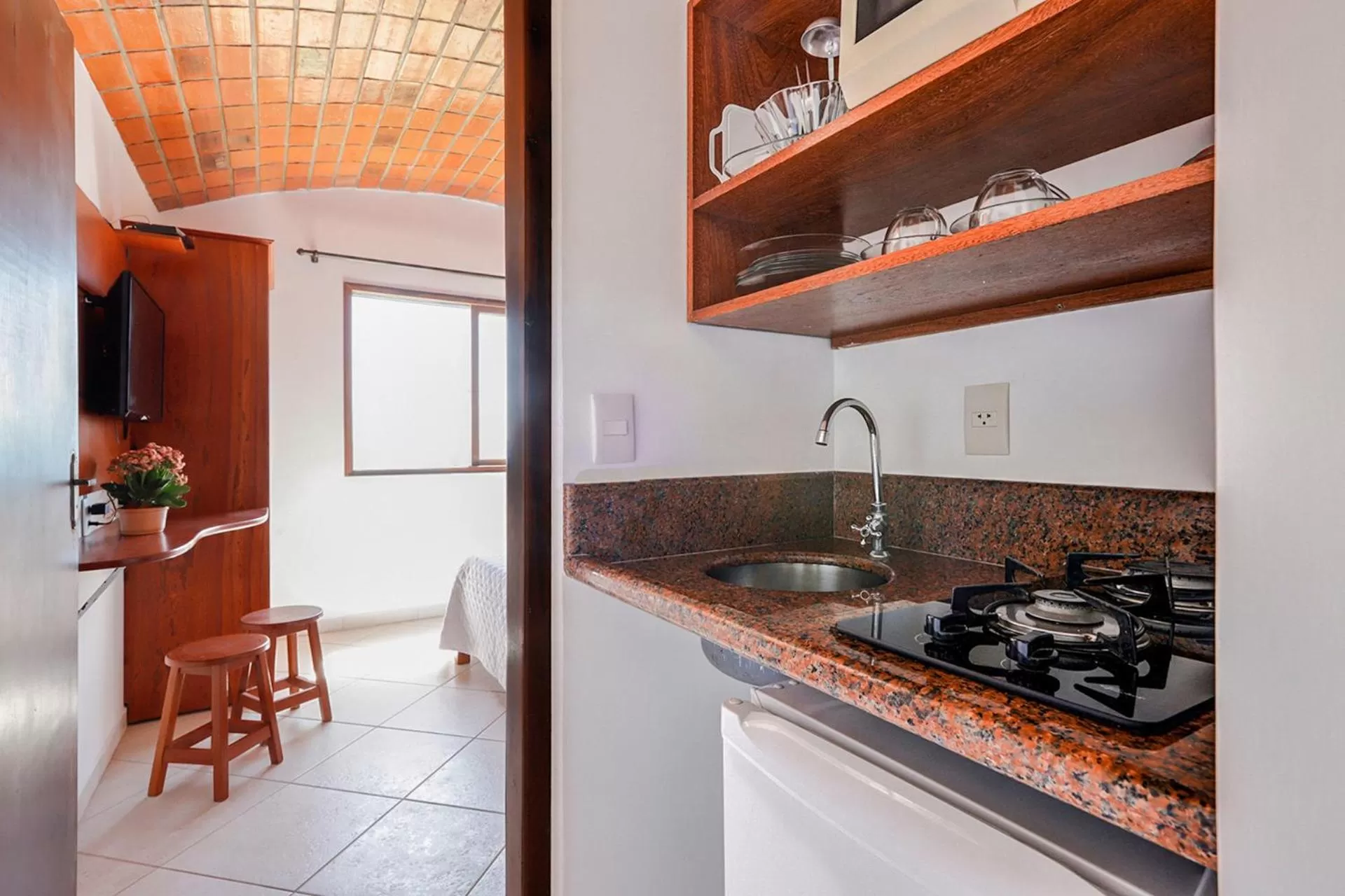 Kitchen or kitchenette in Village Paraíso