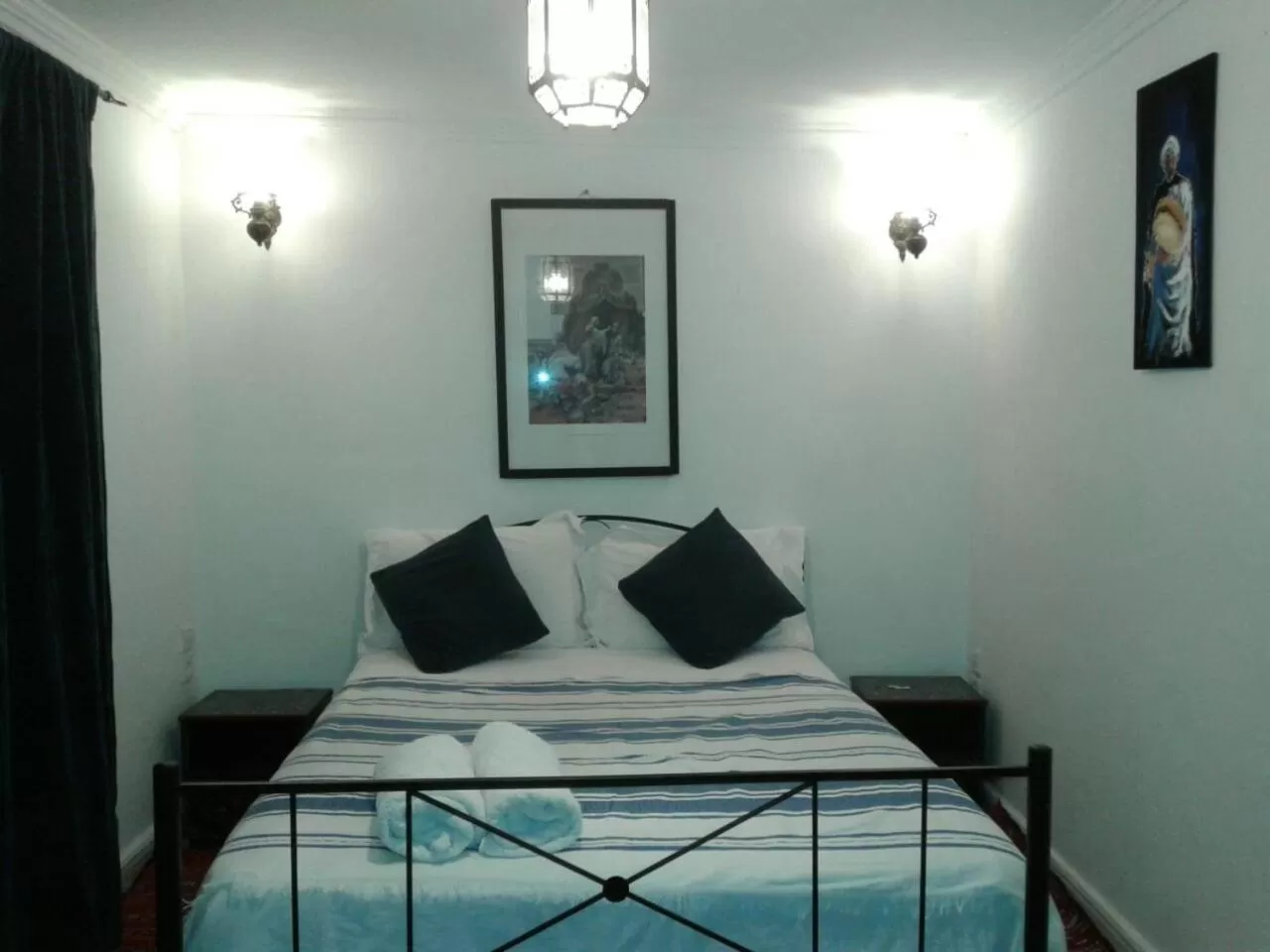 Bed in Riad Oum Ellkhir