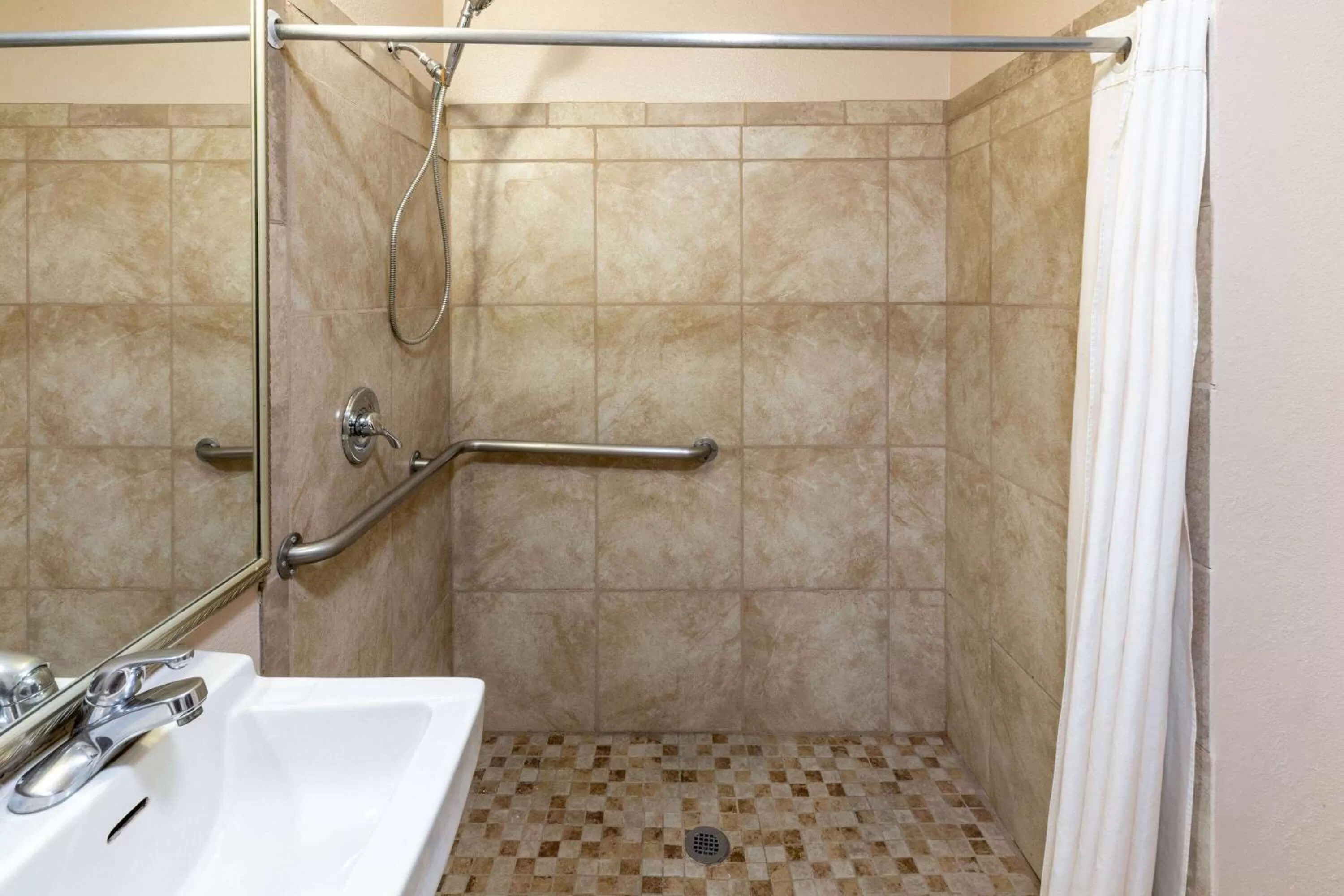 Shower in Super 8 by Wyndham Garland Rowlett East Dallas Area