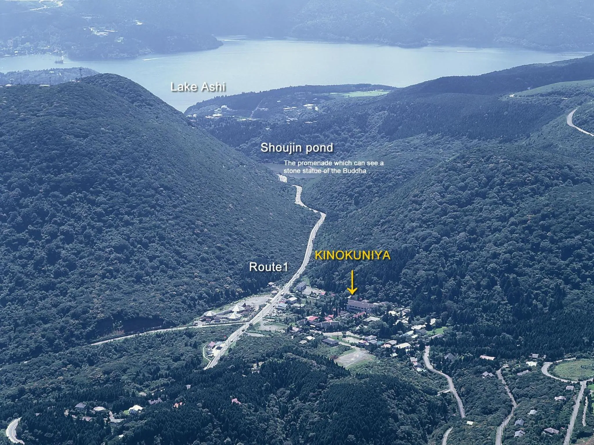 Bird's eye view in Kinokuniya Ryokan