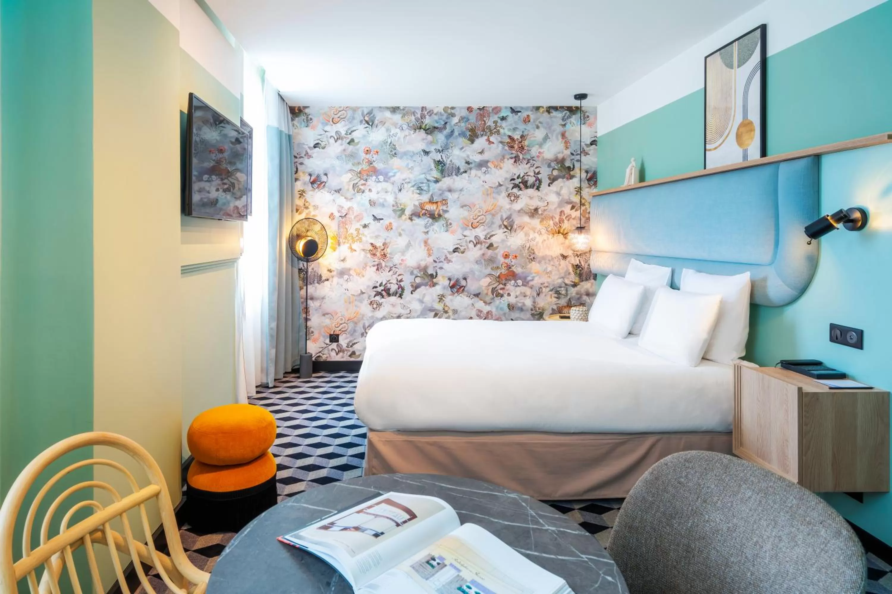 Bedroom, Bed in Le Splendid Hotel Lac D'Annecy - Handwritten Collection