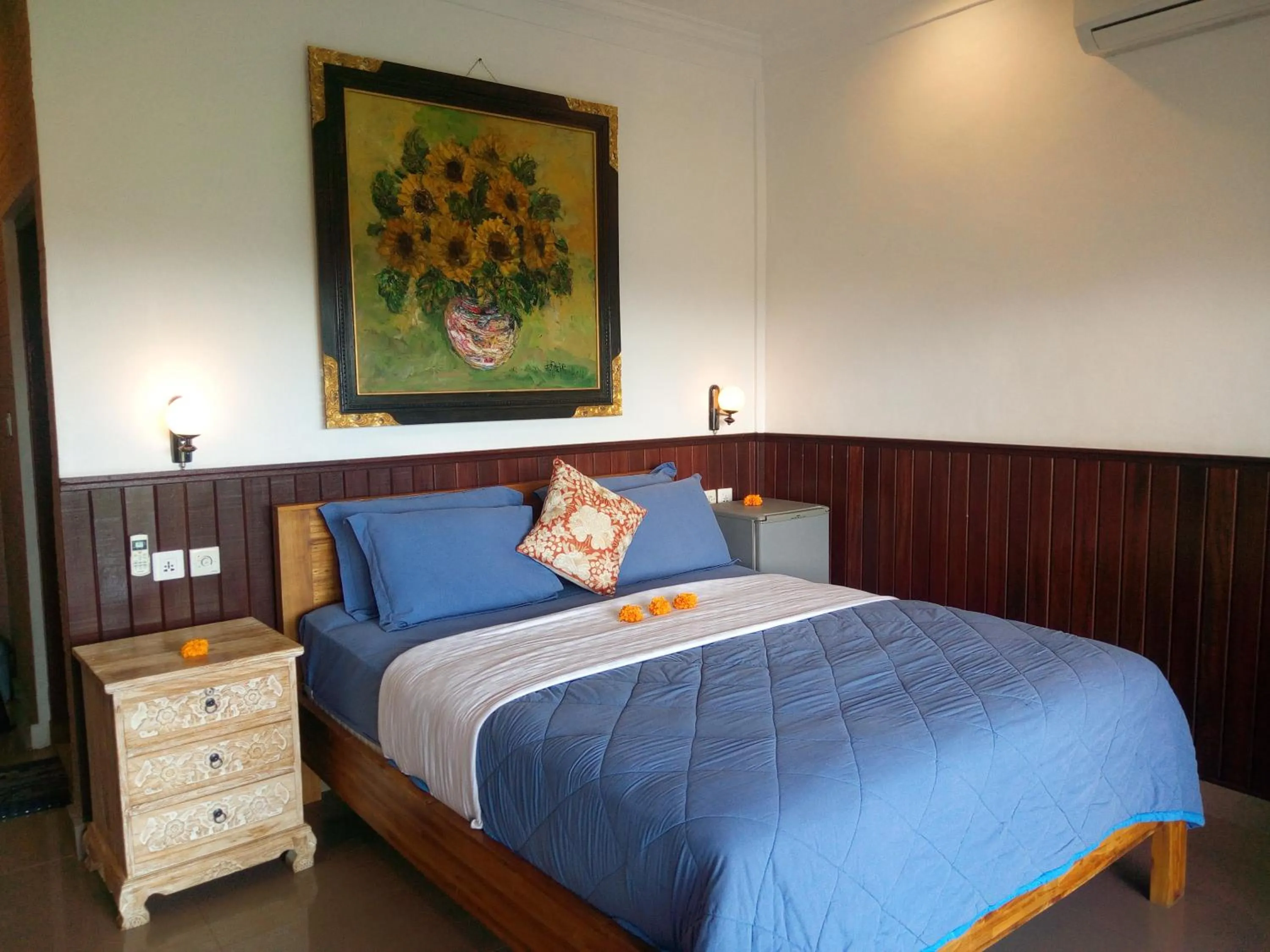 Bed in Kun - Kun Guest House Ubud