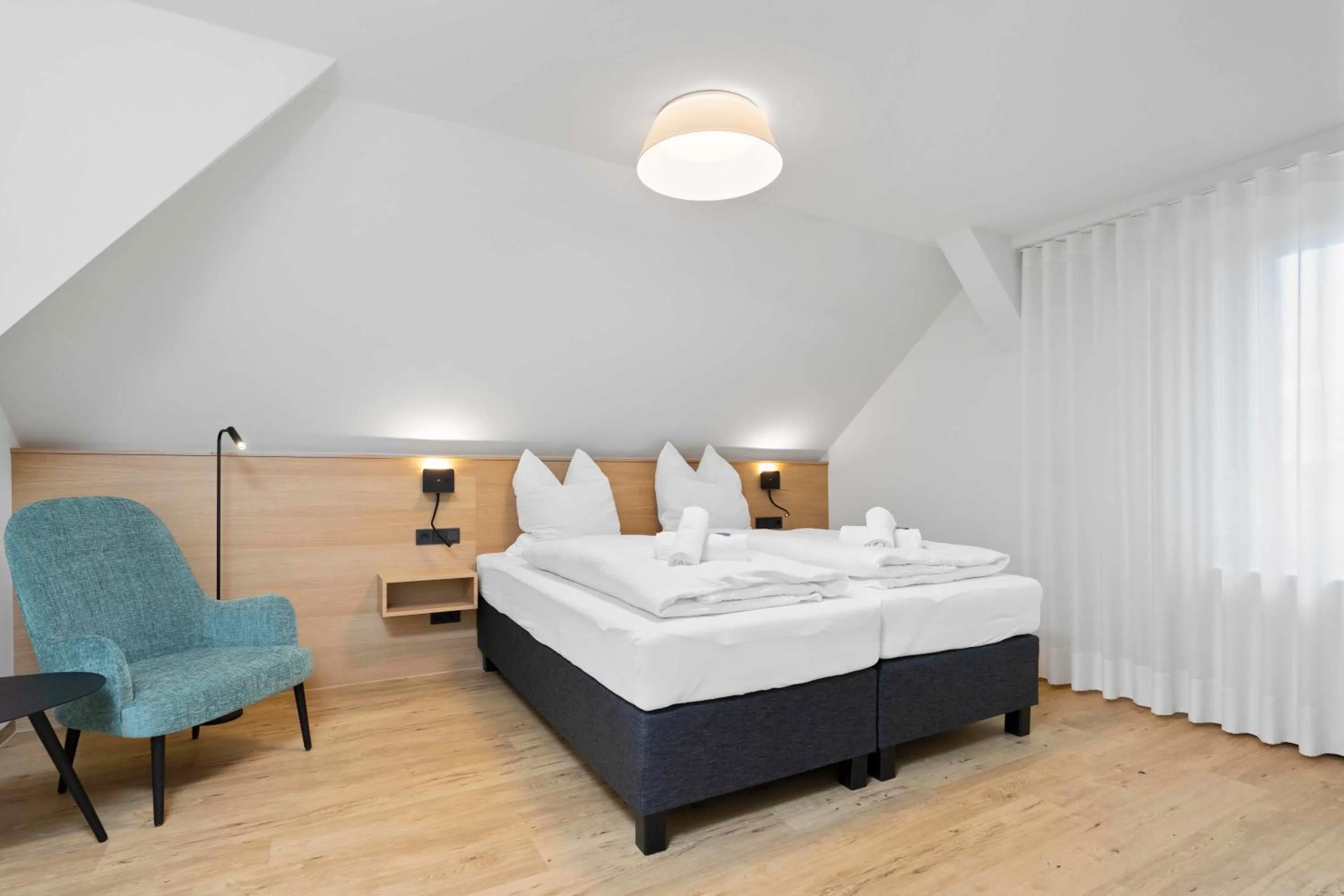 Bed in Hotel Garni Traube