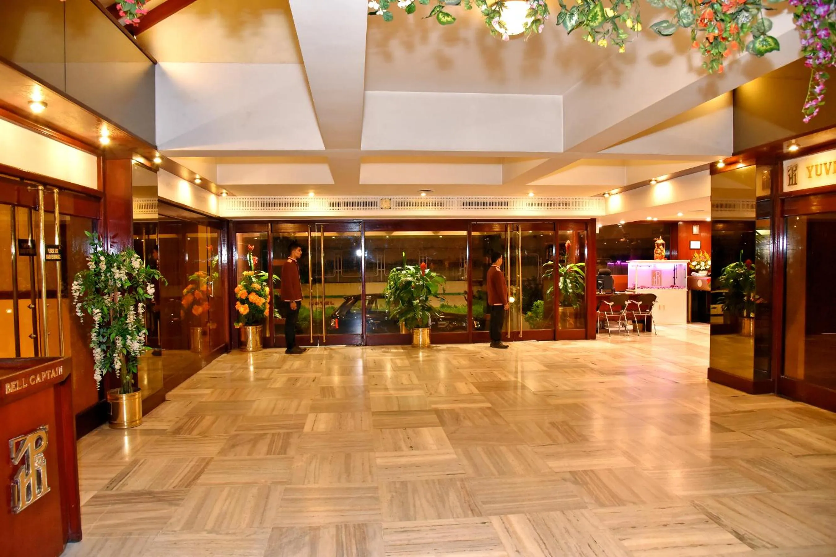 Lobby or reception in Hotel Poonja International