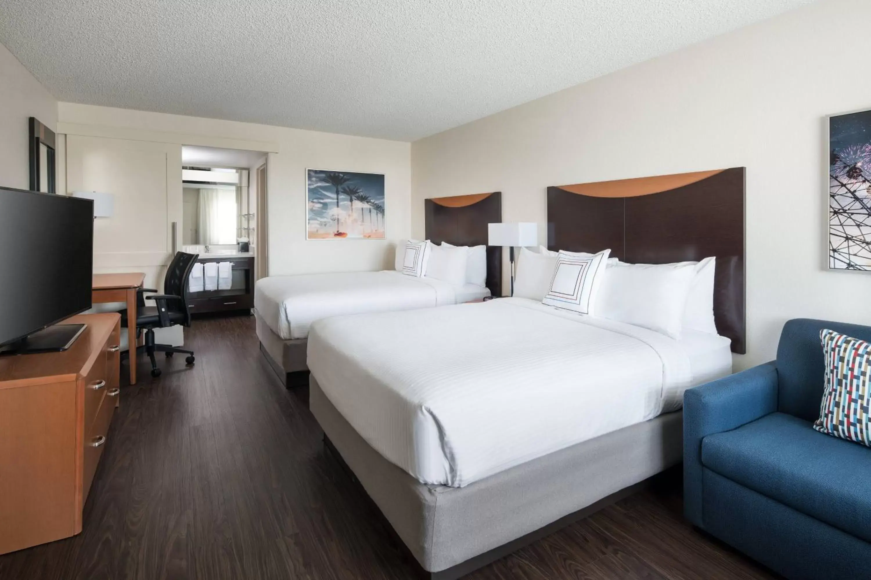 Queen Room with Two Queen Beds in Fairfield by Marriott Anaheim Resort Queen Room with Two Queen Beds in Fairfield by Marriott Anaheim Resort
