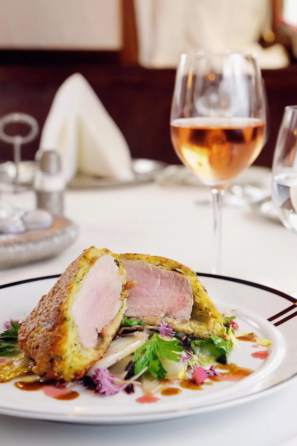 Food close-up in Hotel-Restaurant Arneggers Adler