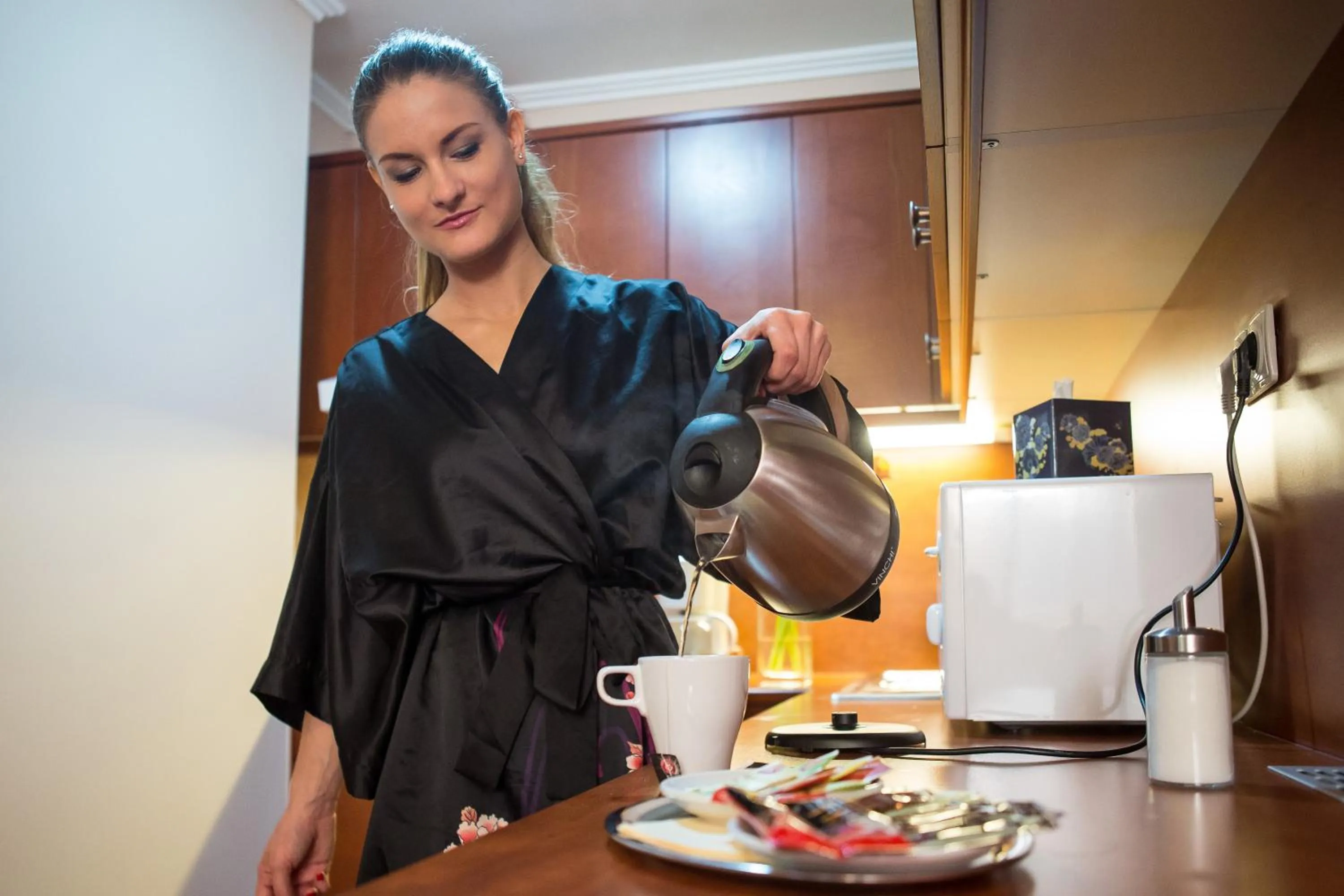 Kitchen or kitchenette in City Home Budapest