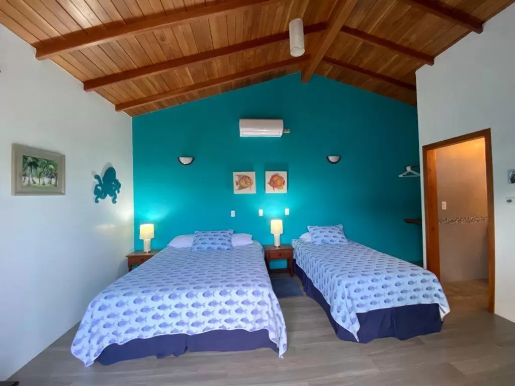 Bed in The Isabela Beach House