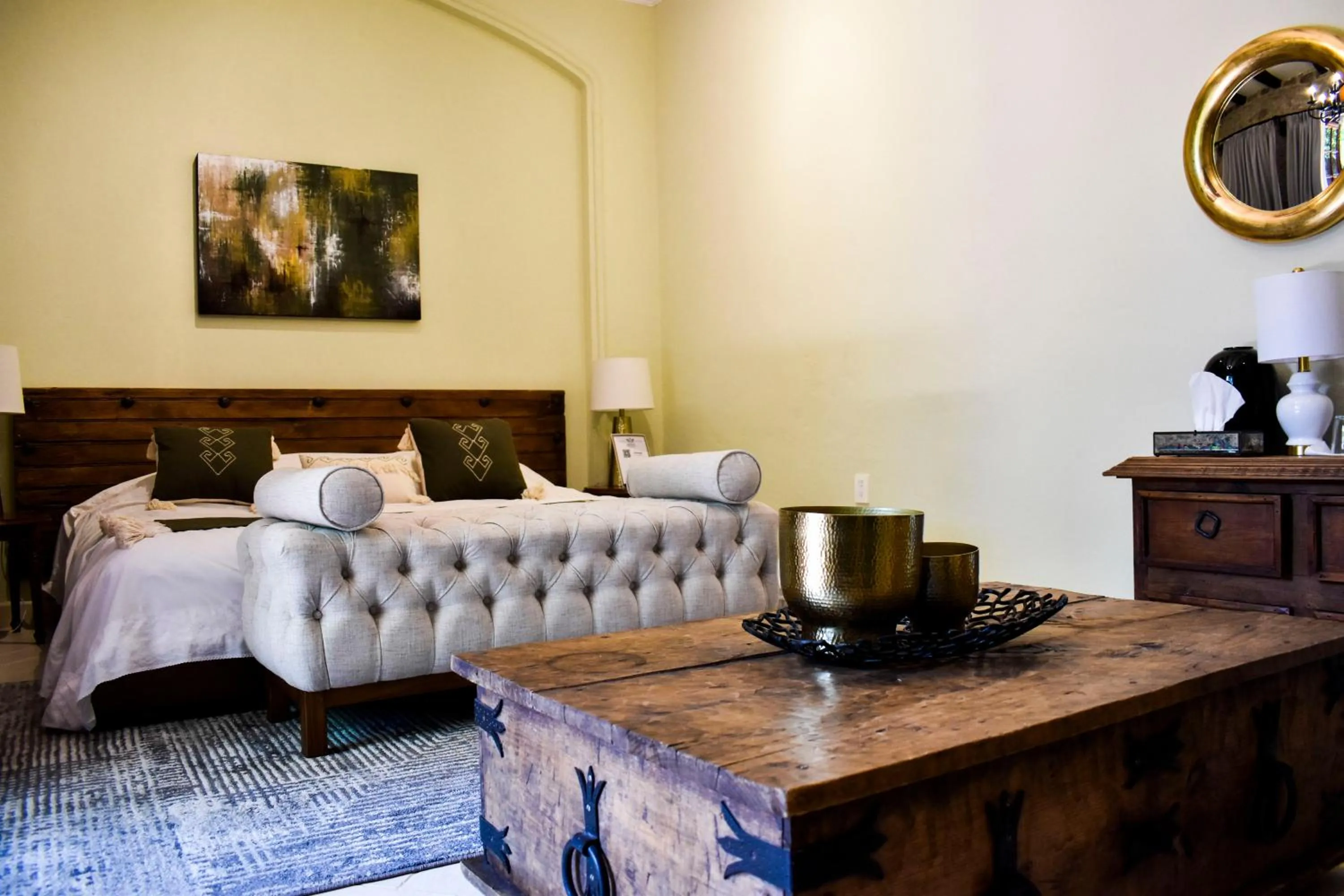 Bed in Mansion San Miguel