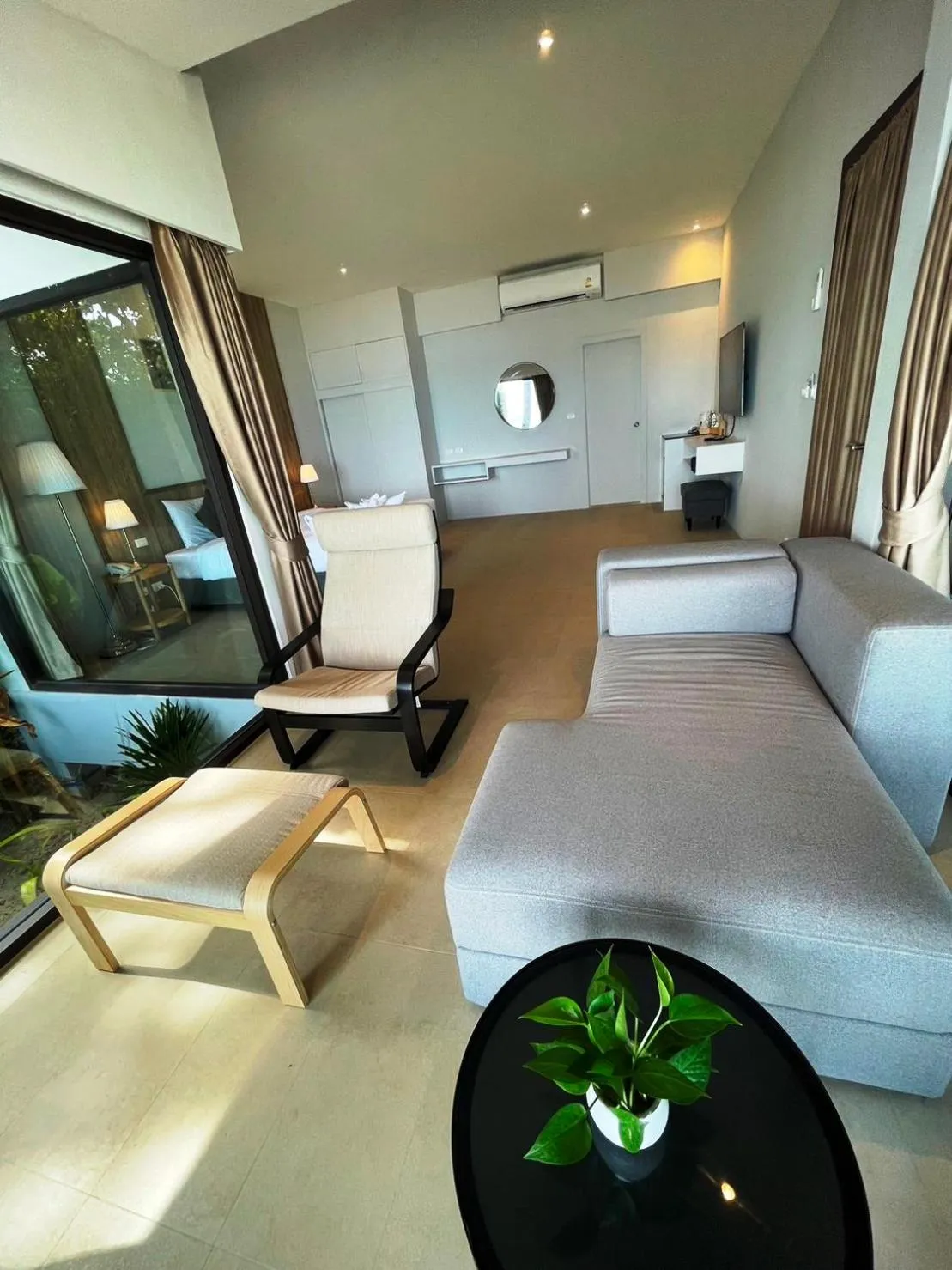 Bed in Evergreen Resort