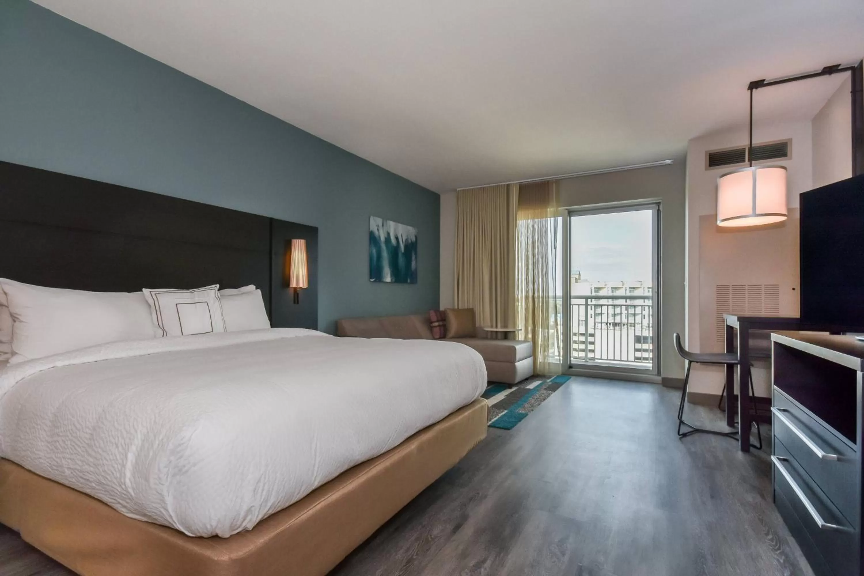 Photo of the whole room, Bed in Residence Inn by Marriott Myrtle Beach Oceanfront