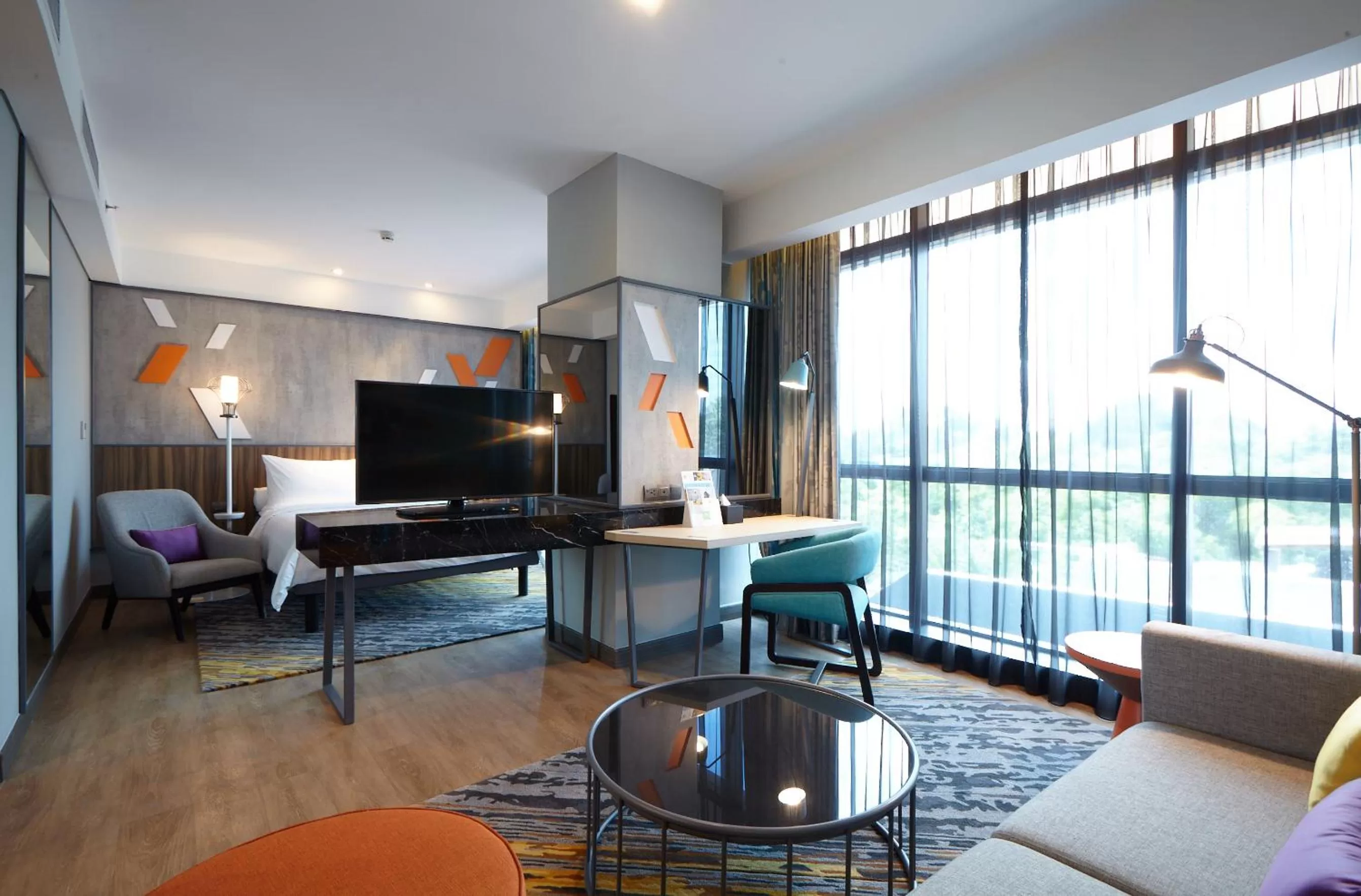 Photo of the whole room in ibis Styles Medan Pattimura