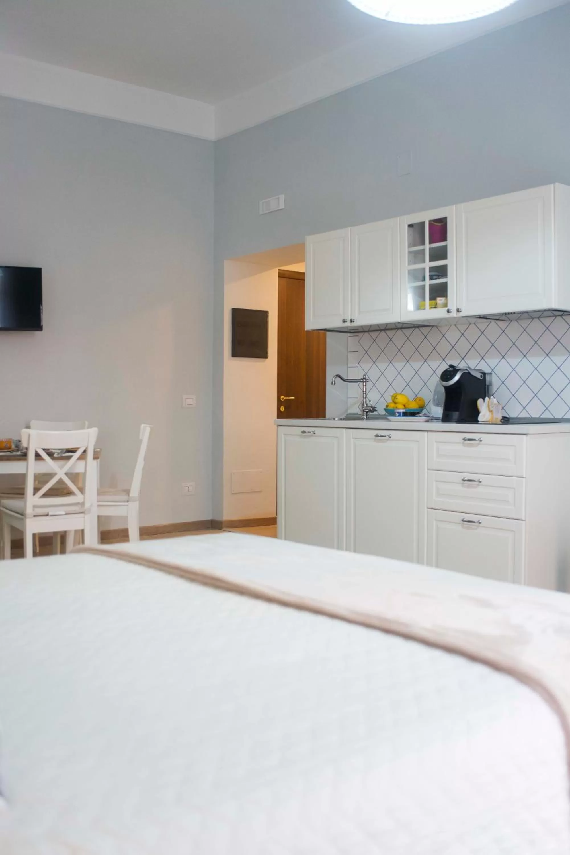 Kitchen or kitchenette, Bed in B&B Umberto