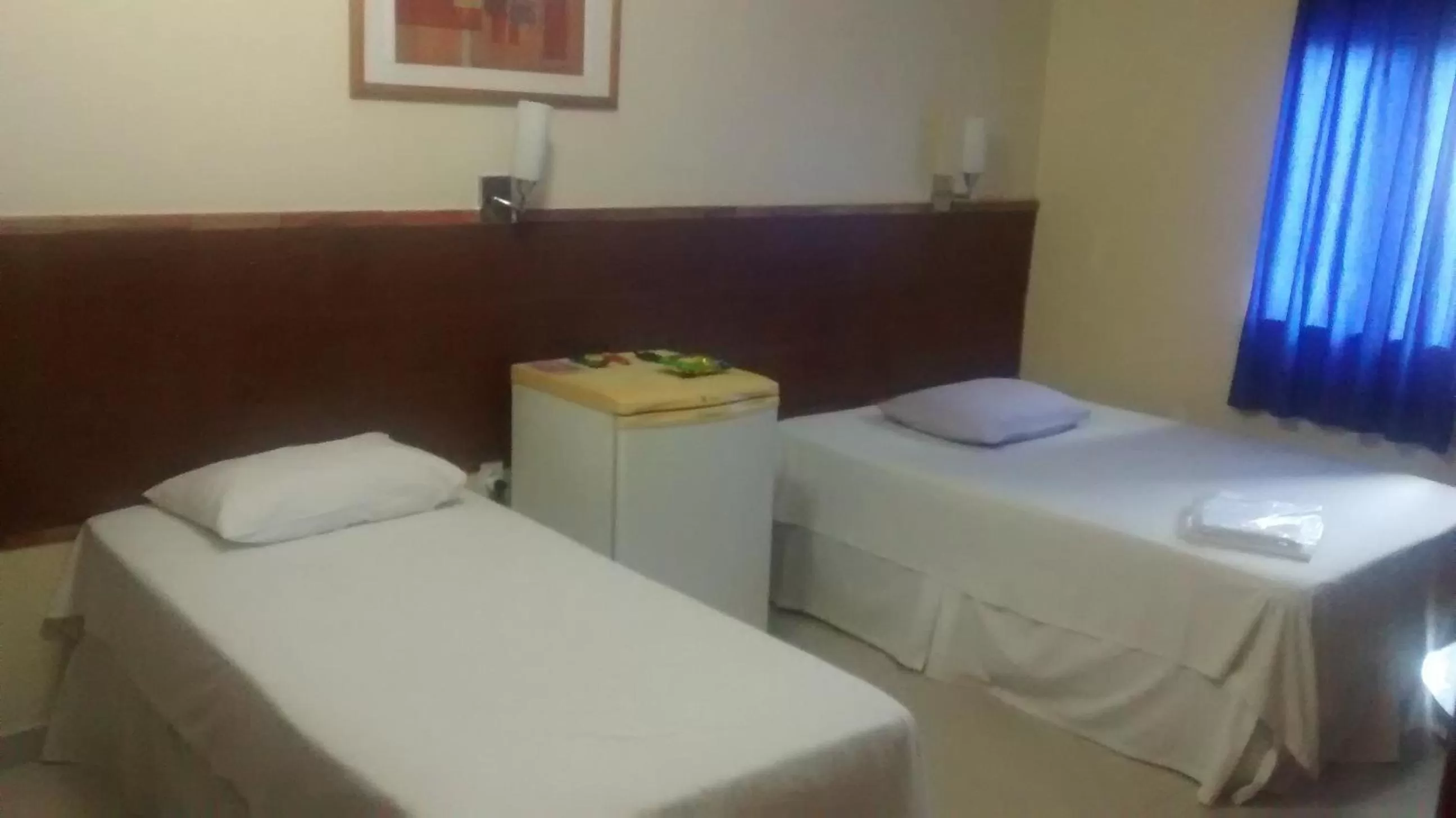 Bed in Hotel Dois Candangos