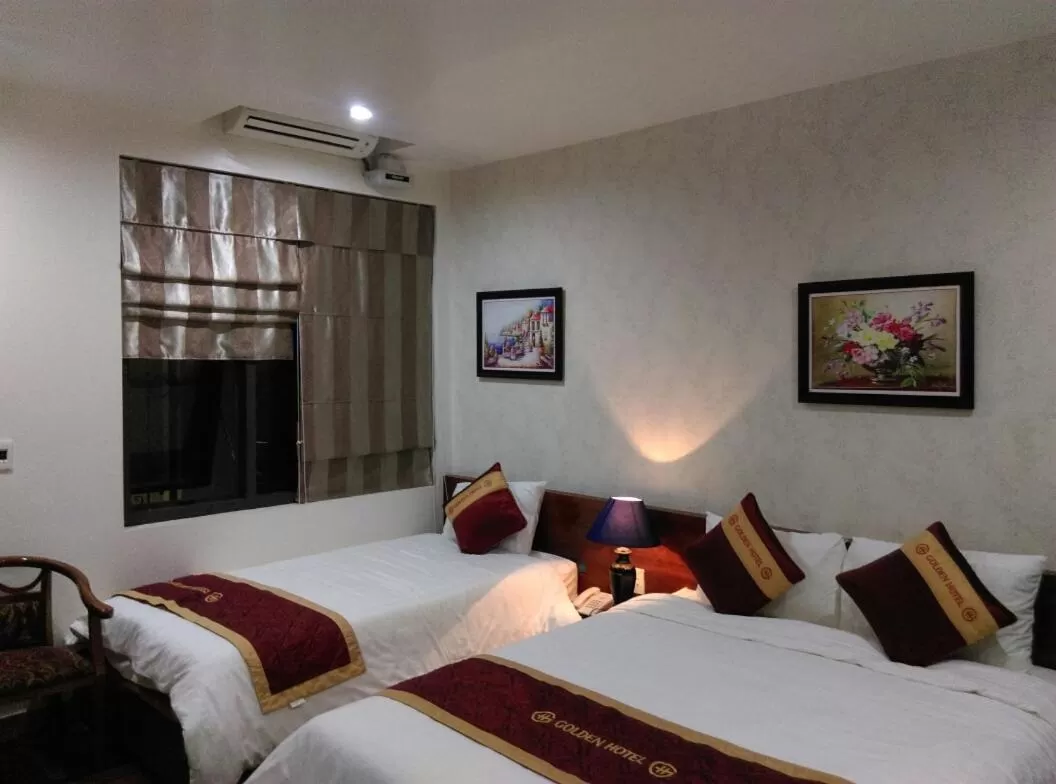 Superior Twin Room with City View in Golden Thai binh Hotel