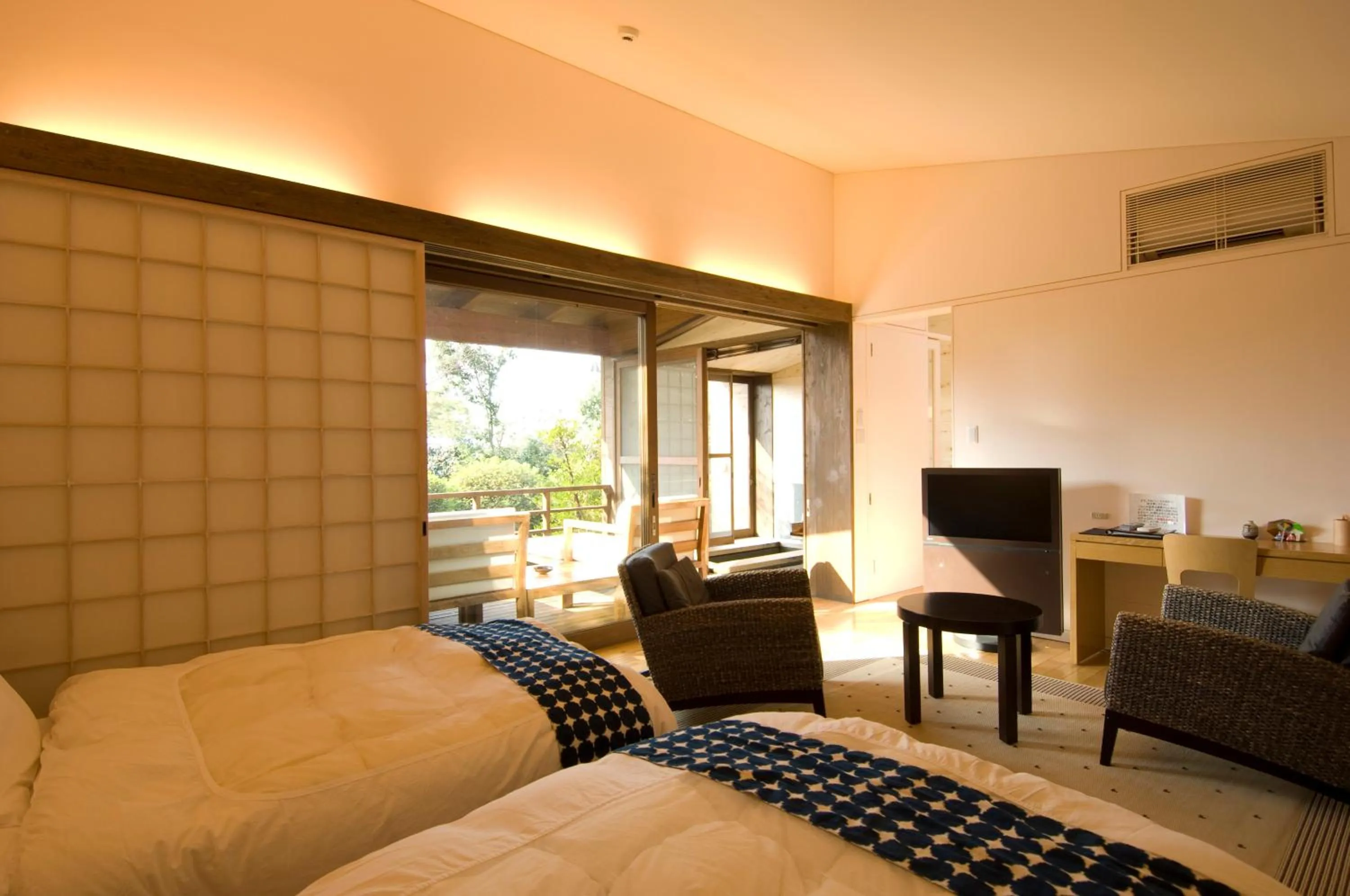 Photo of the whole room, Bed in Satsuki Bessou