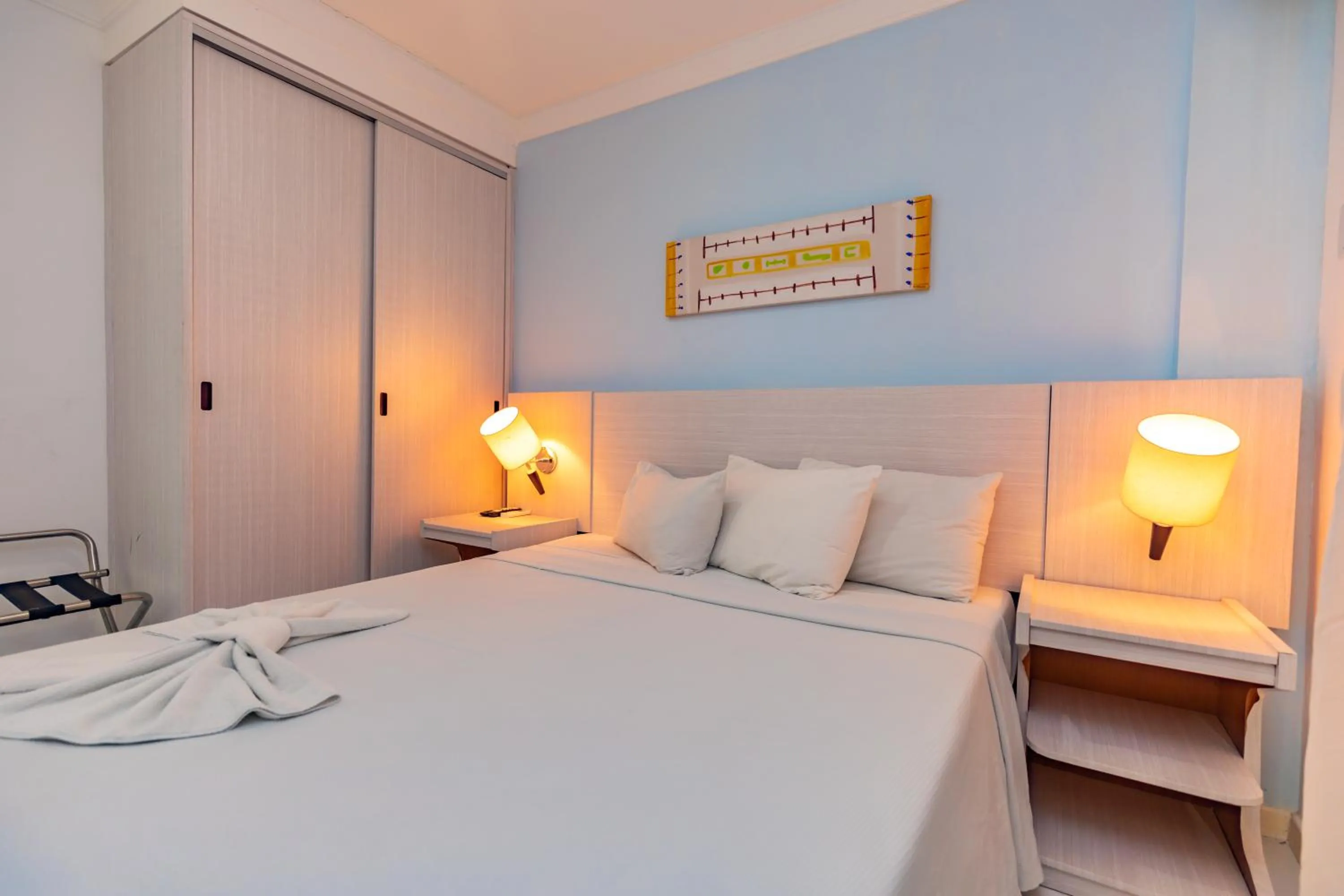 Photo of the whole room, Bed in Hotel Ponta Negra Beach Natal